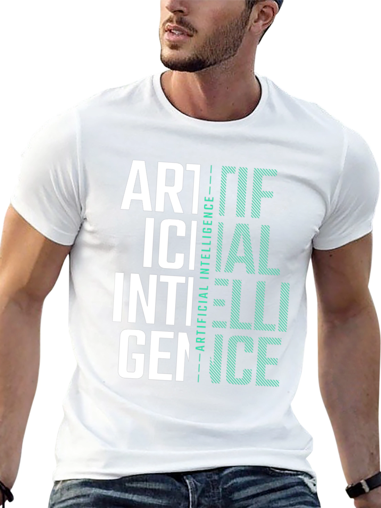 Artificial Intelligence Graphic Tee - Black