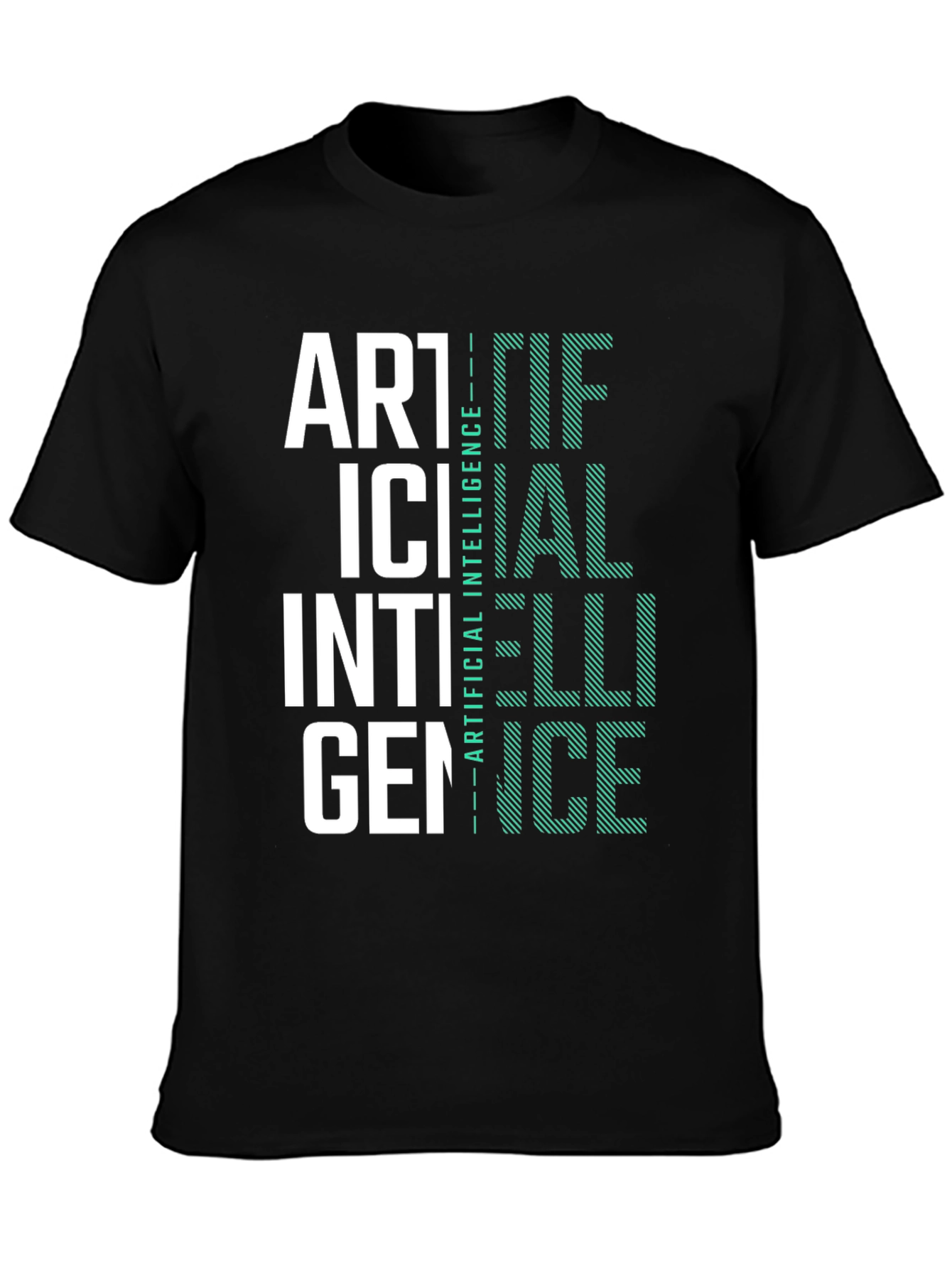 Artificial Intelligence Graphic Tee - Black