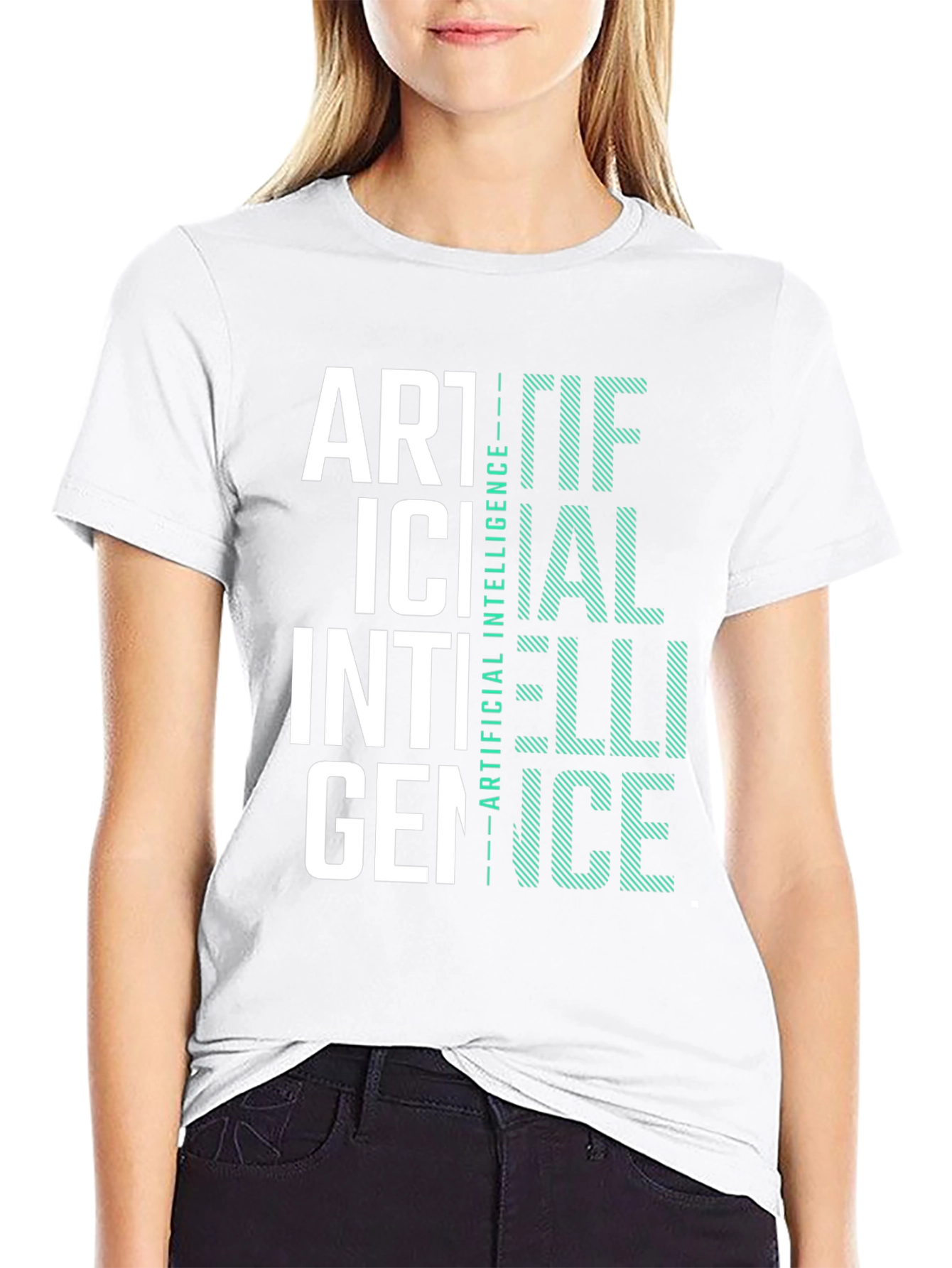 Artificial Intelligence Graphic Tee - Black