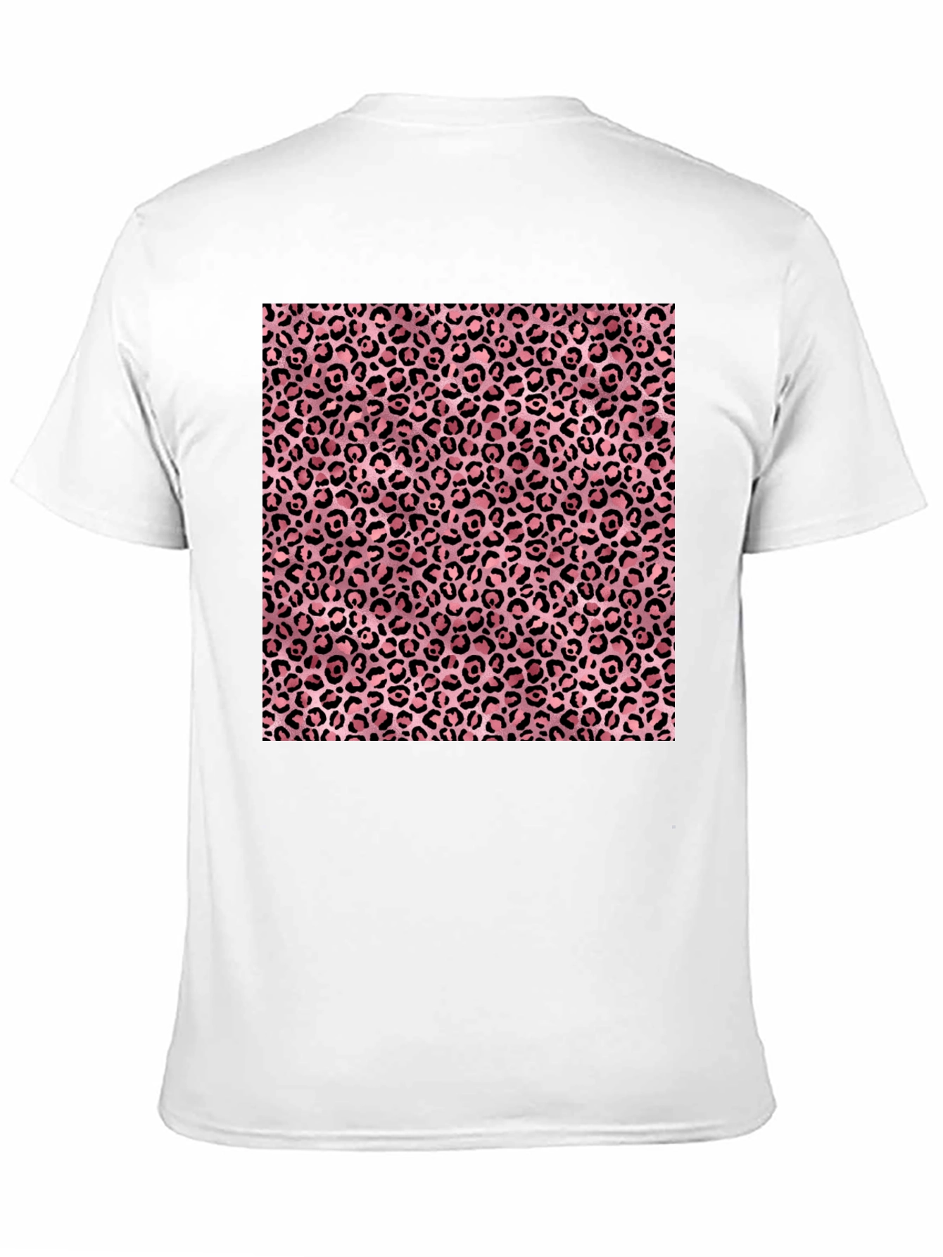 Pink Leopard Print Graphic T-Shirt