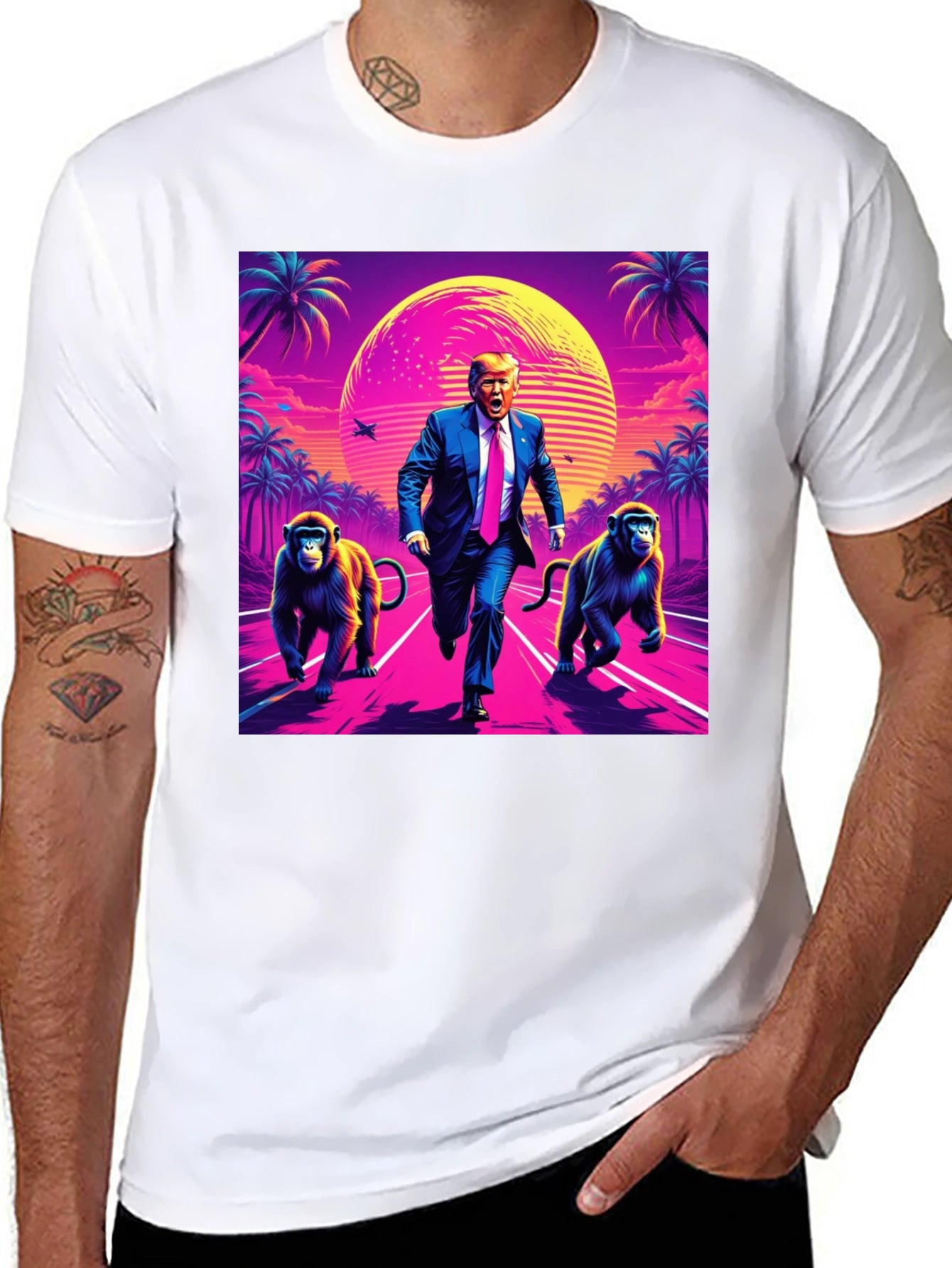 Trump and Monkeys T-Shirt