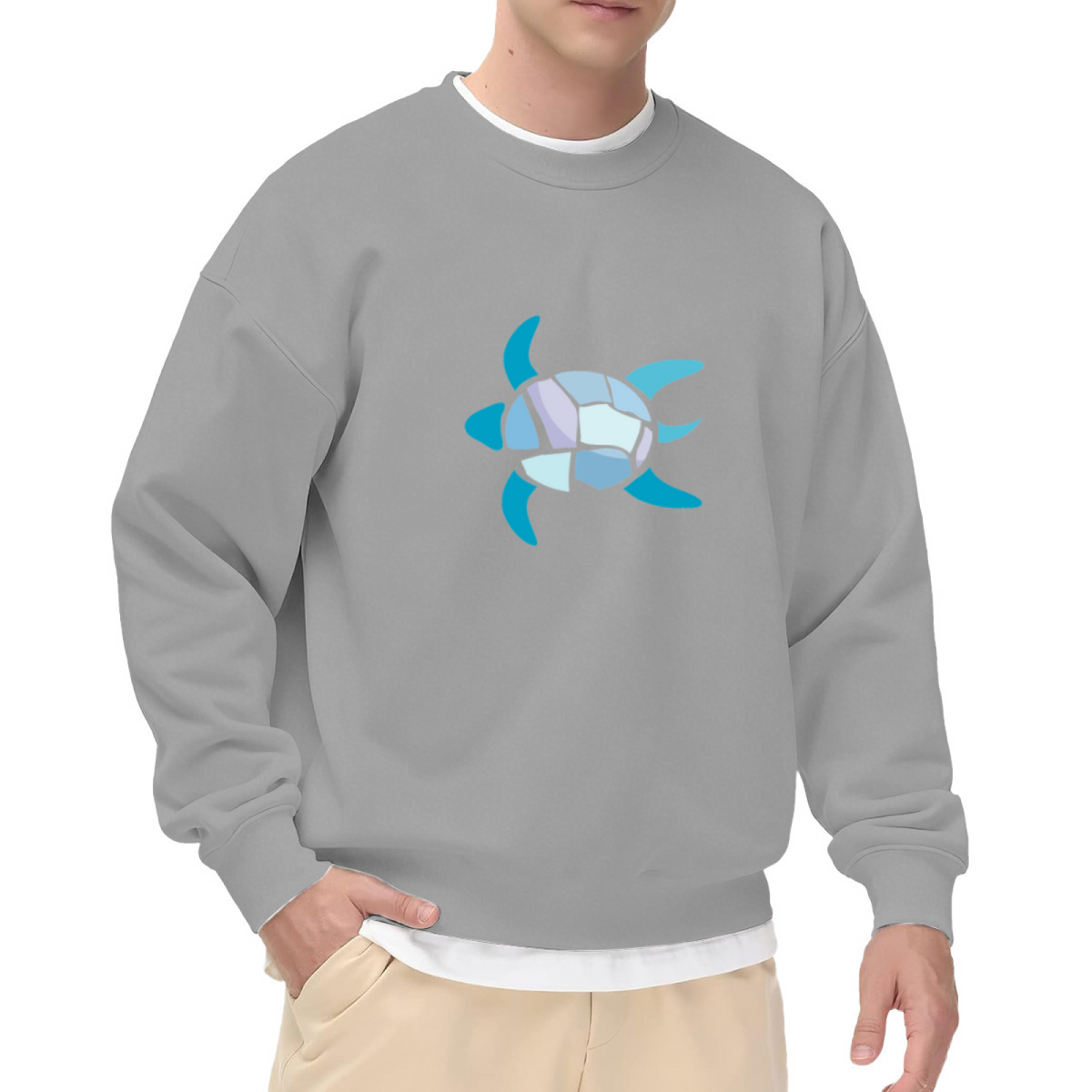 Sea Turtle Graphic - Crewneck Sweatshirt | Turtle Lover, Turtle Gift, Animal Design Gift