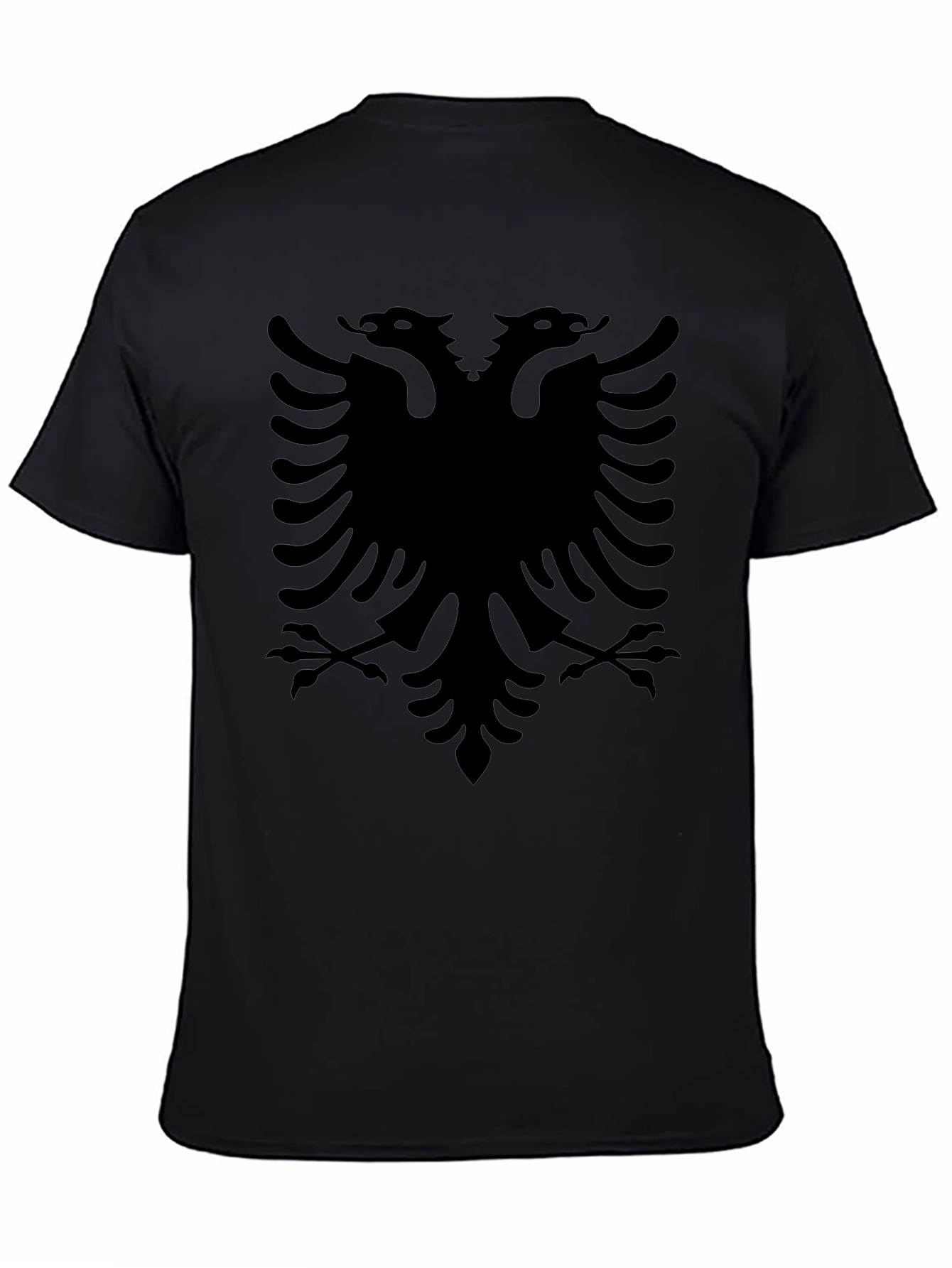 Albanian Eagle Graphic Black T-Shirt