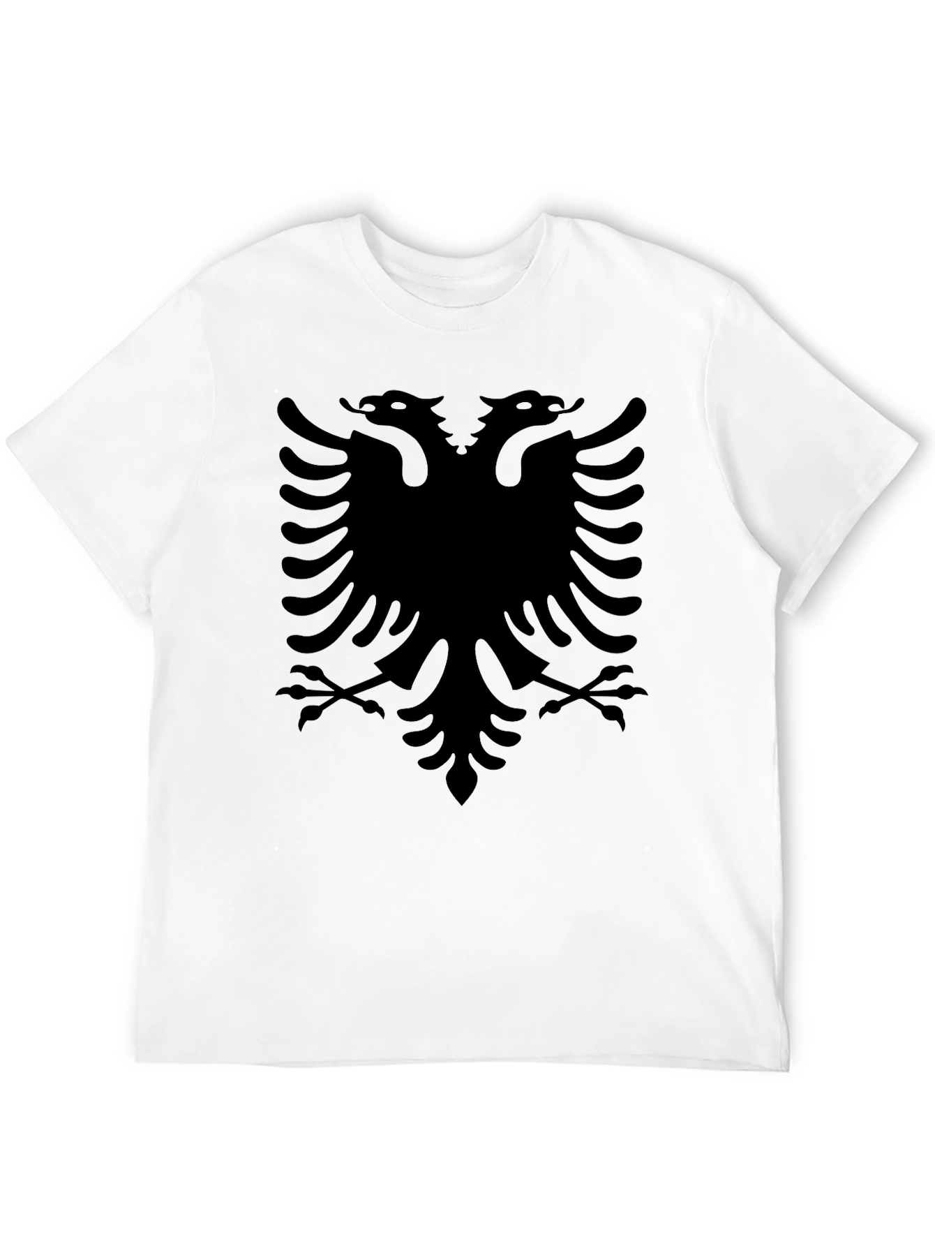 Albanian Eagle Graphic Black T-Shirt