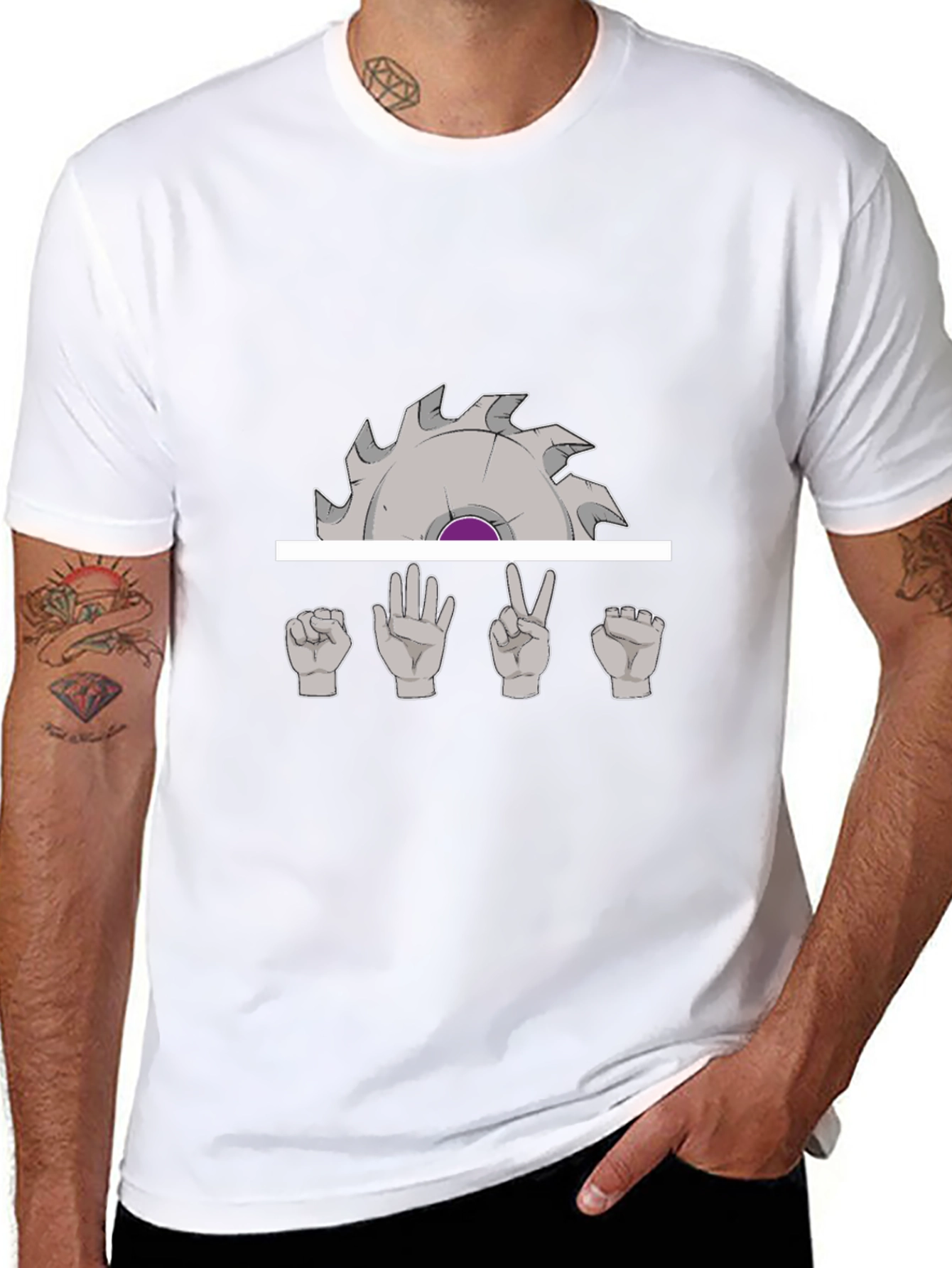 Rock Paper Scissors Saw T-Shirt