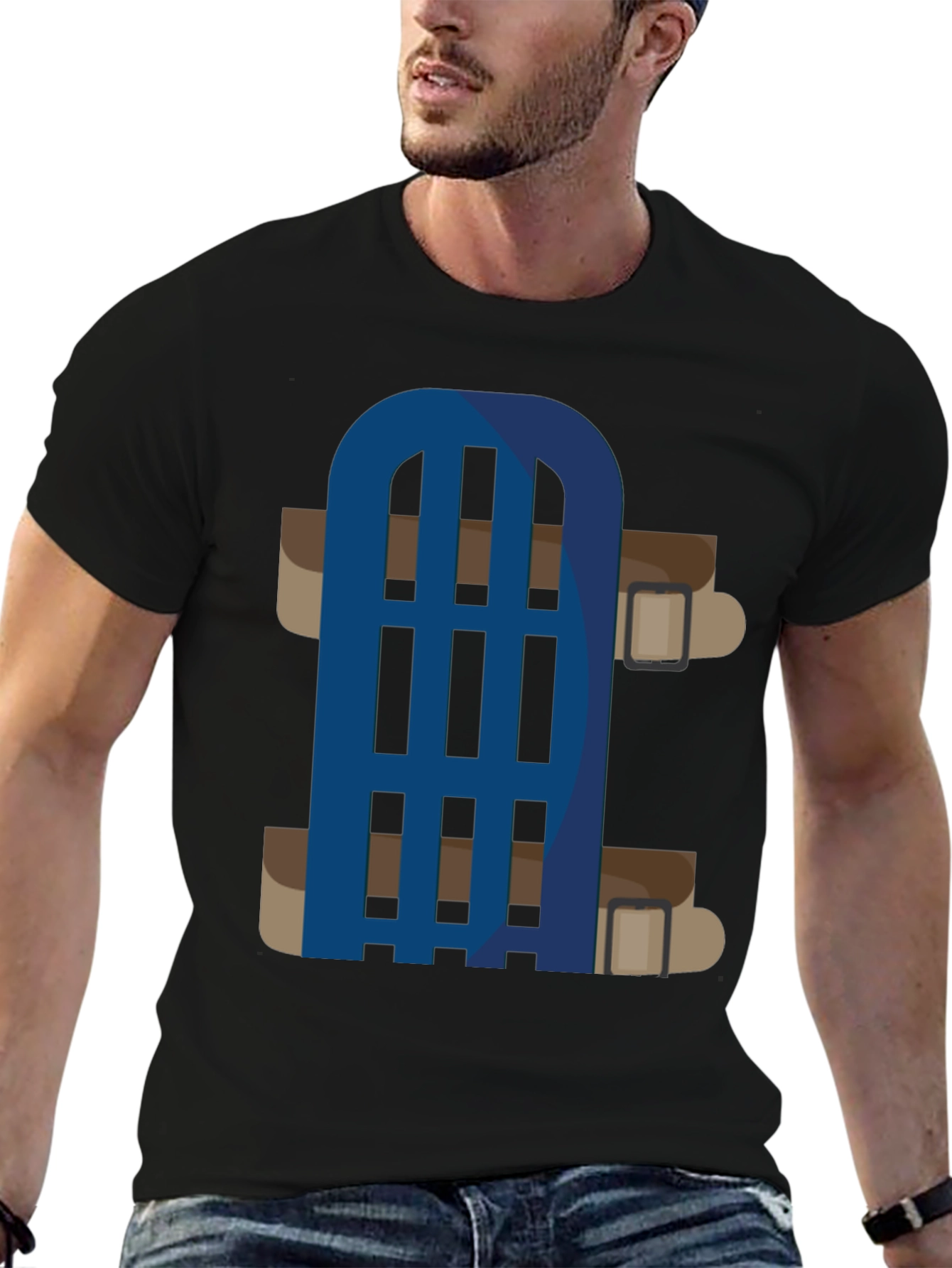 Novelty Cartoon Belt T-Shirt