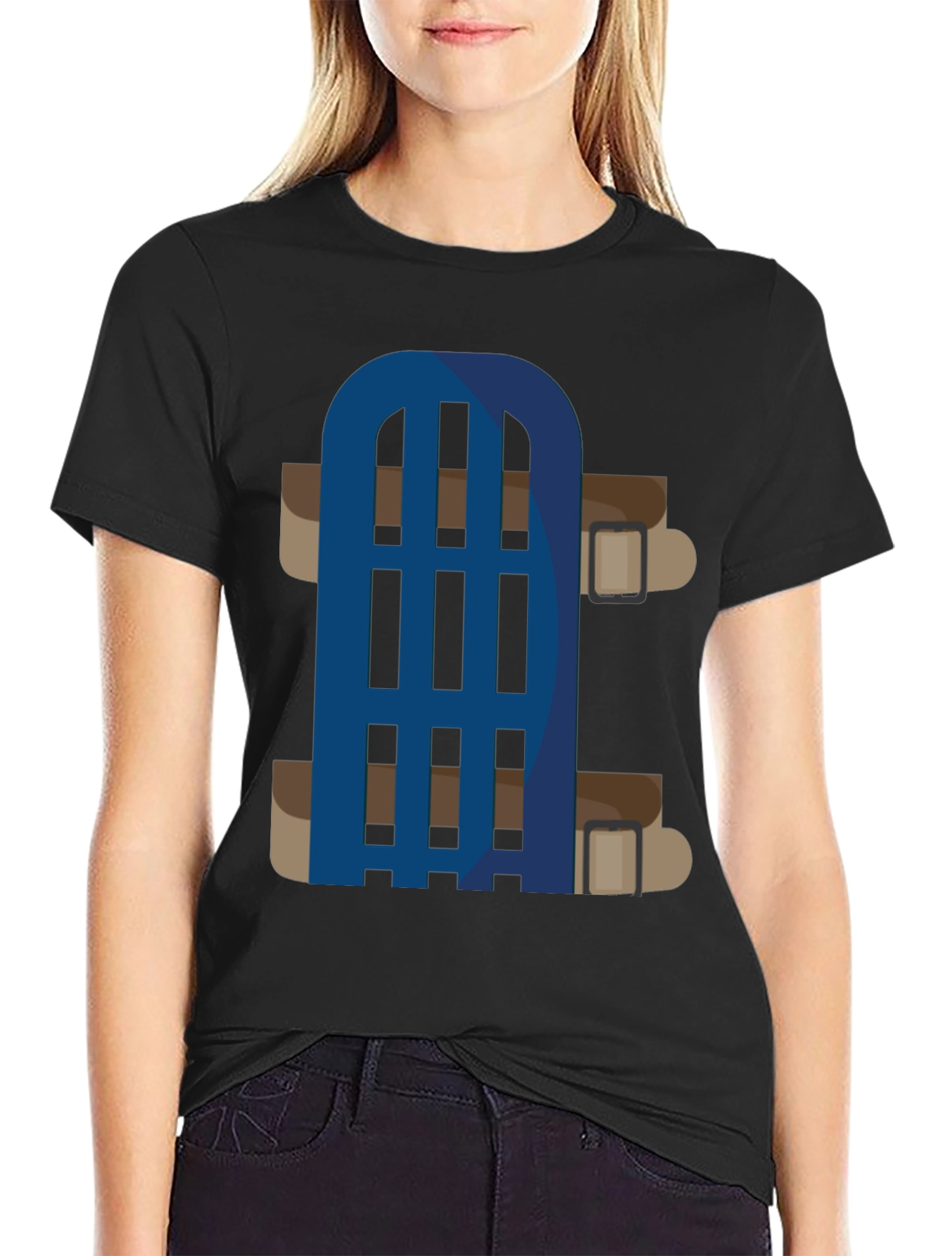 Novelty Cartoon Belt T-Shirt