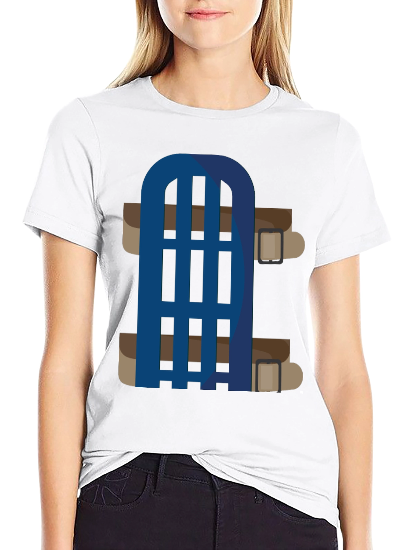 Novelty Cartoon Belt T-Shirt