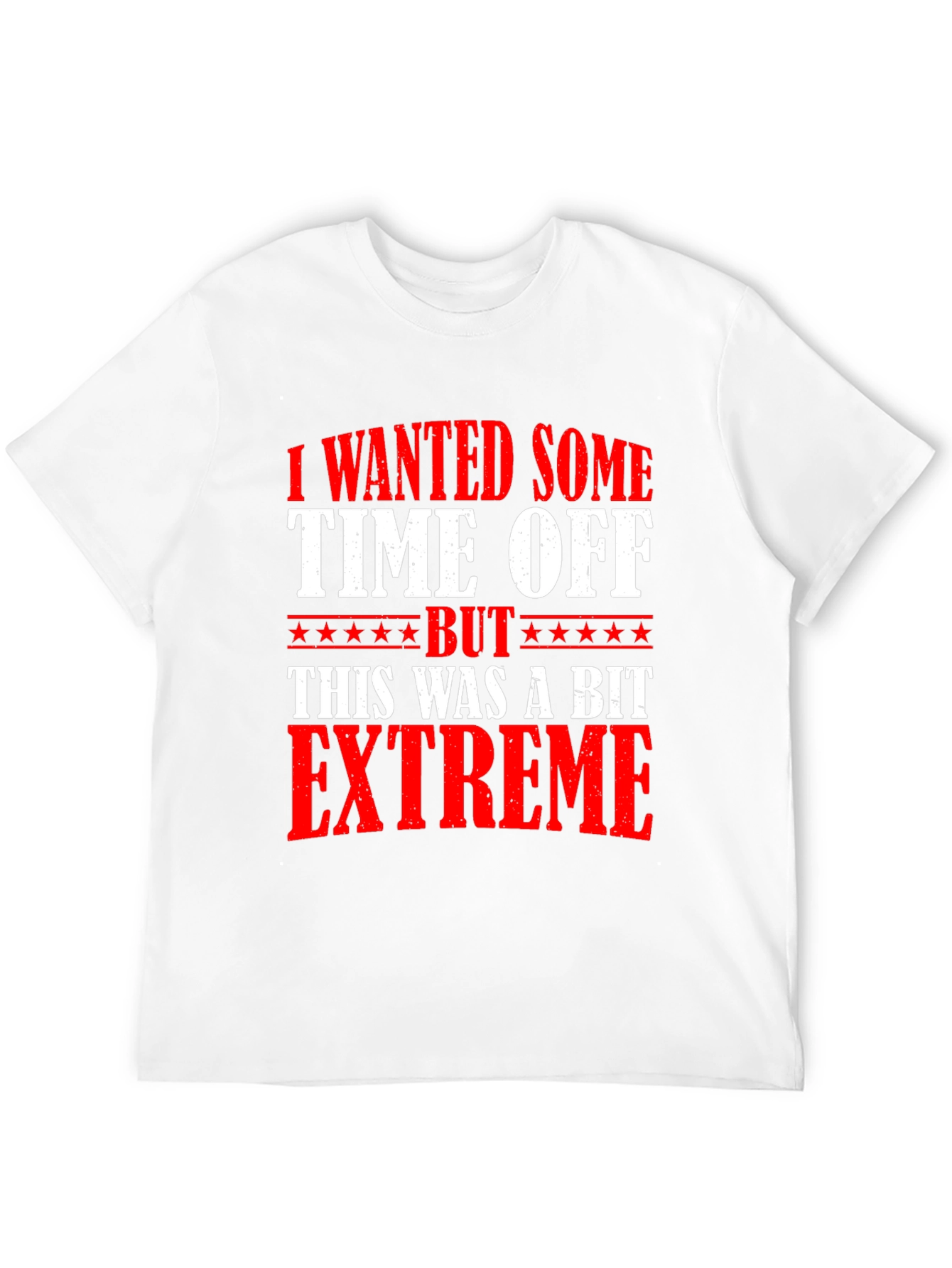 Extreme Time Off Black Graphic Tee