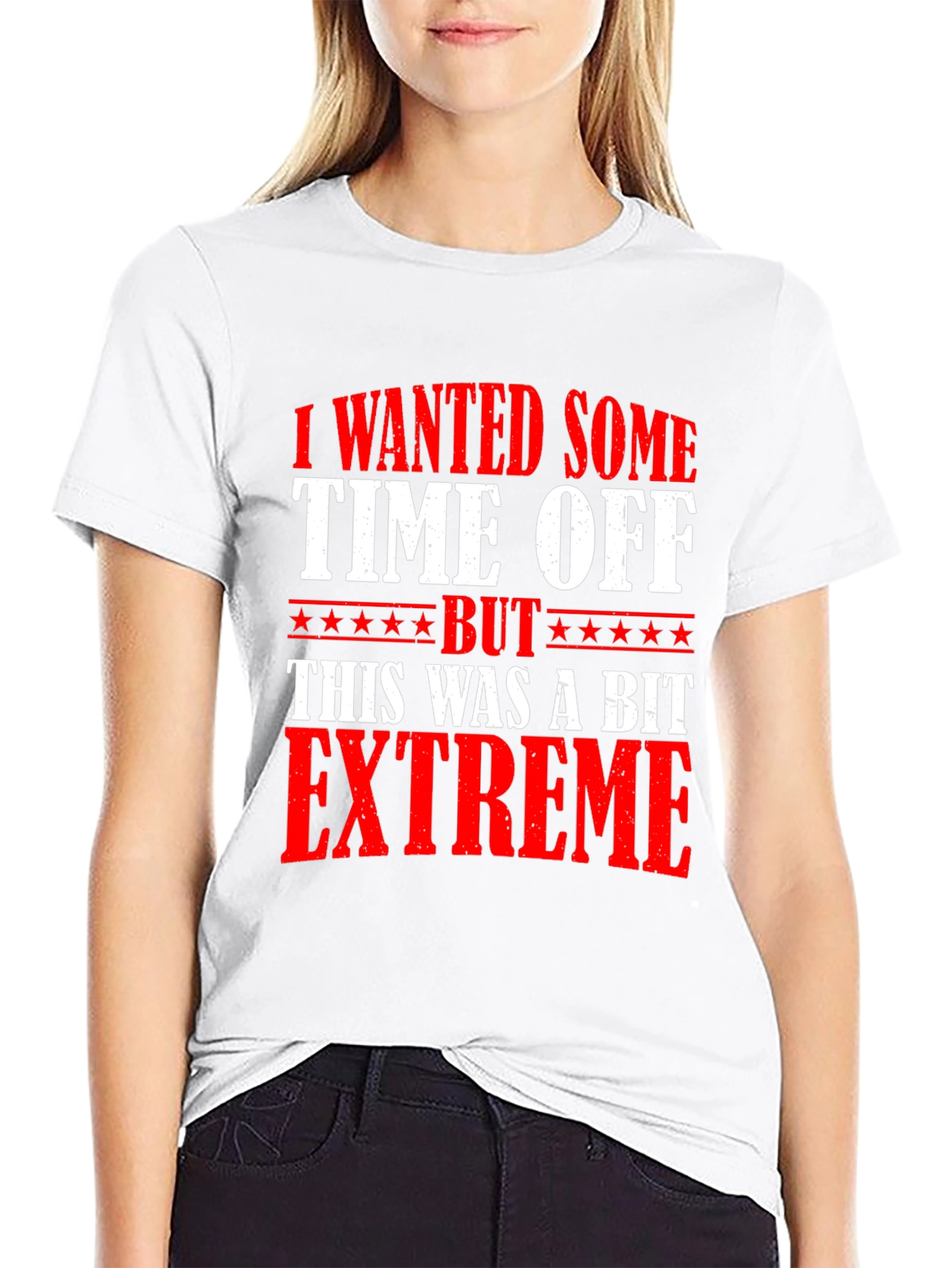 Extreme Time Off Black Graphic Tee