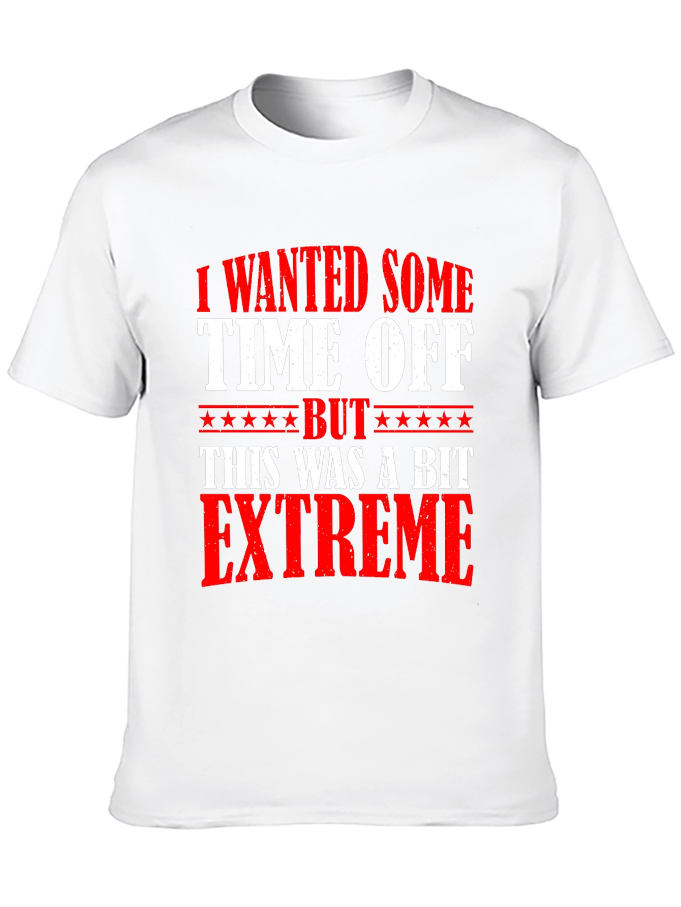 Extreme Time Off Black Graphic Tee