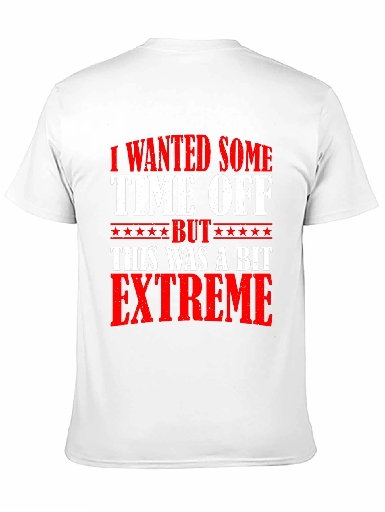Extreme Time Off Black Graphic Tee