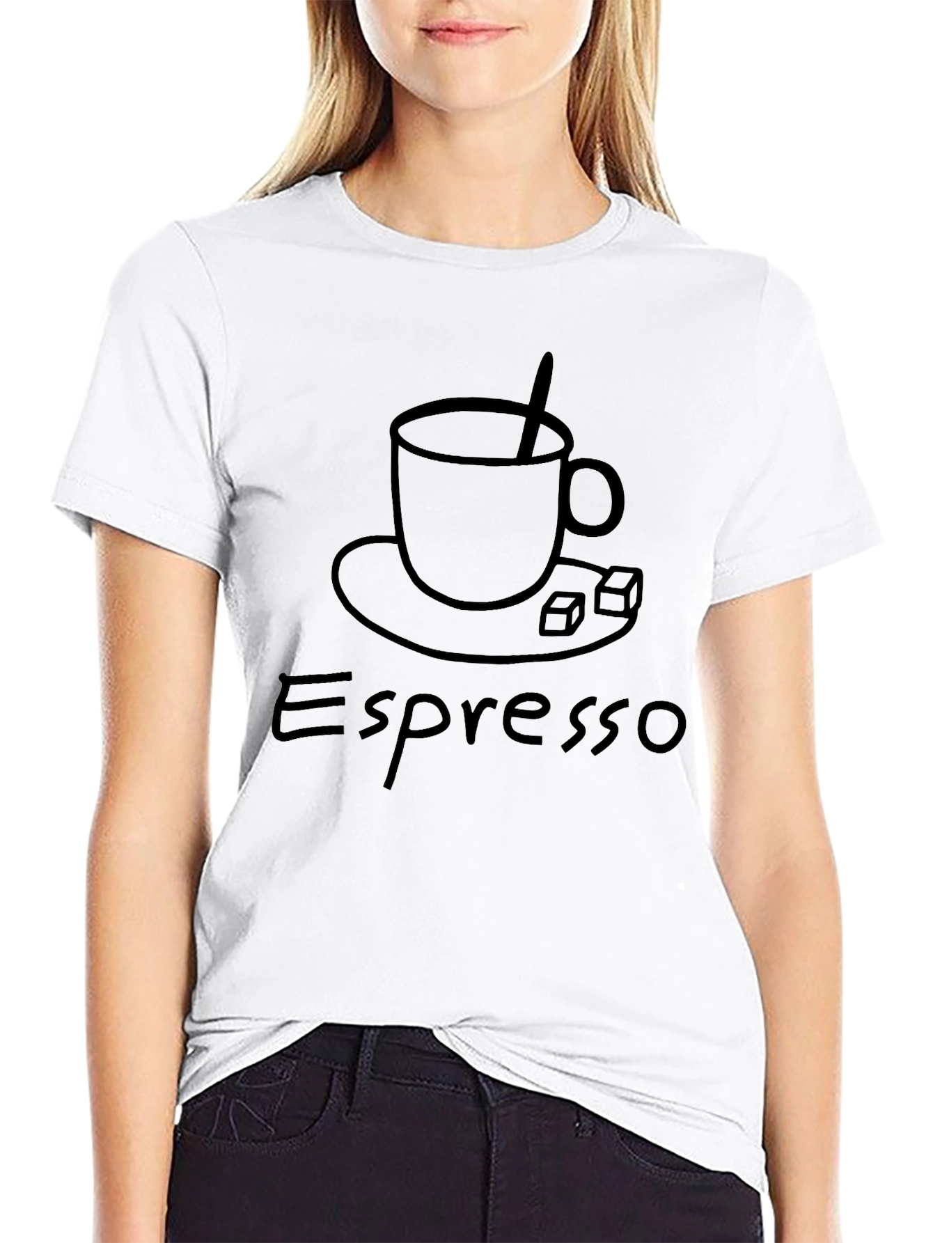 Espresso Graphic Tee - Black Coffee Lover Shirt