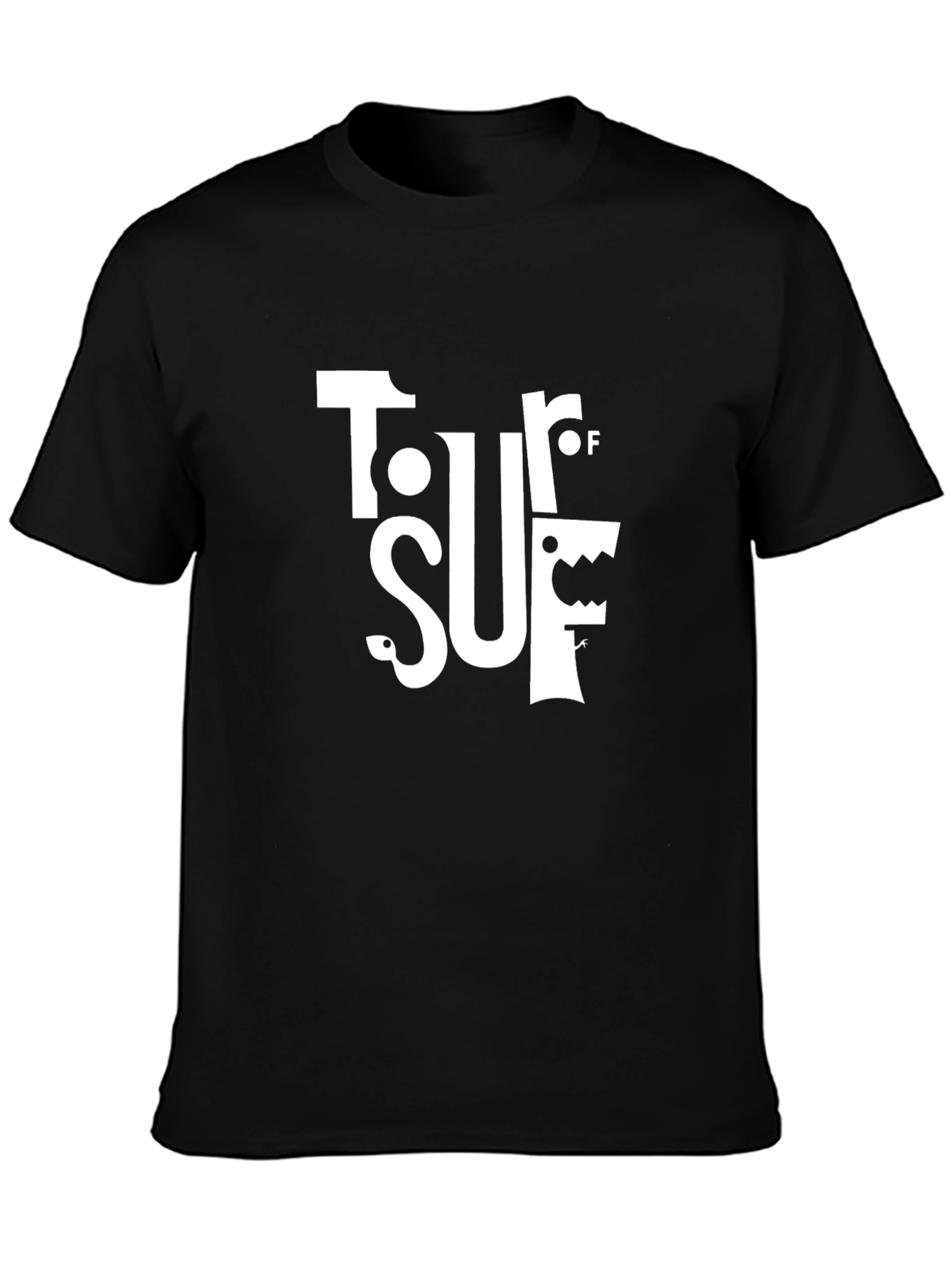 Tour of SUF Black Graphic Tee