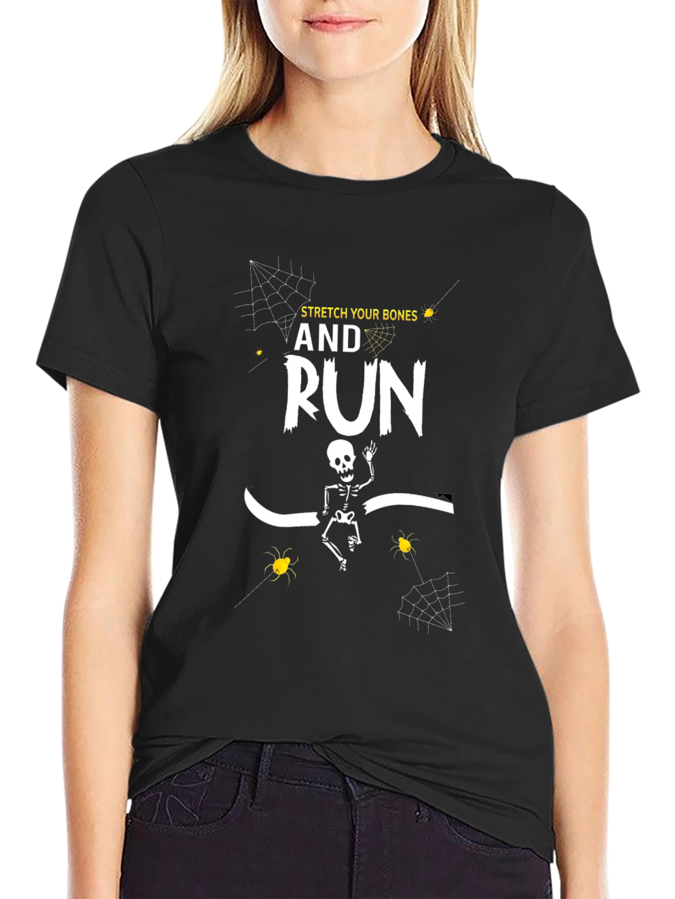 Stretch Your Bones And Run T-Shirt Halloween