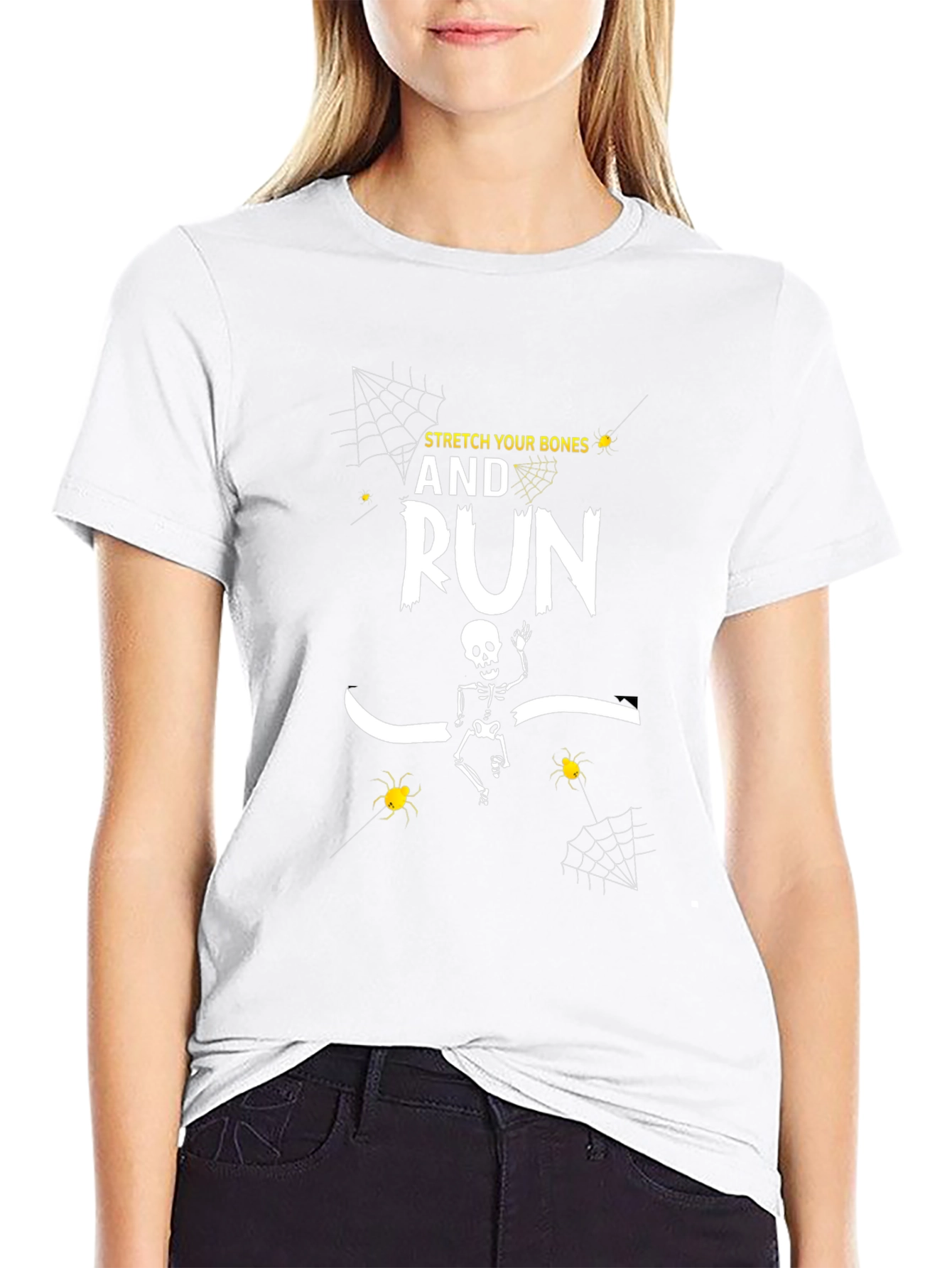 Stretch Your Bones And Run T-Shirt Halloween
