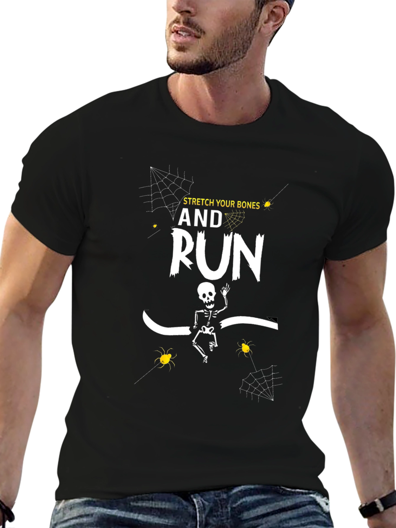 Stretch Your Bones And Run T-Shirt Halloween