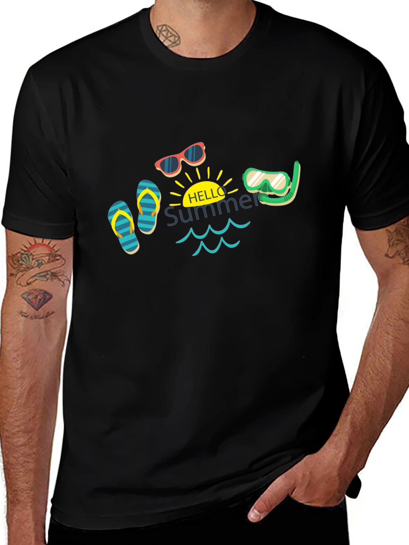 Hello Summer Graphic T-Shirt