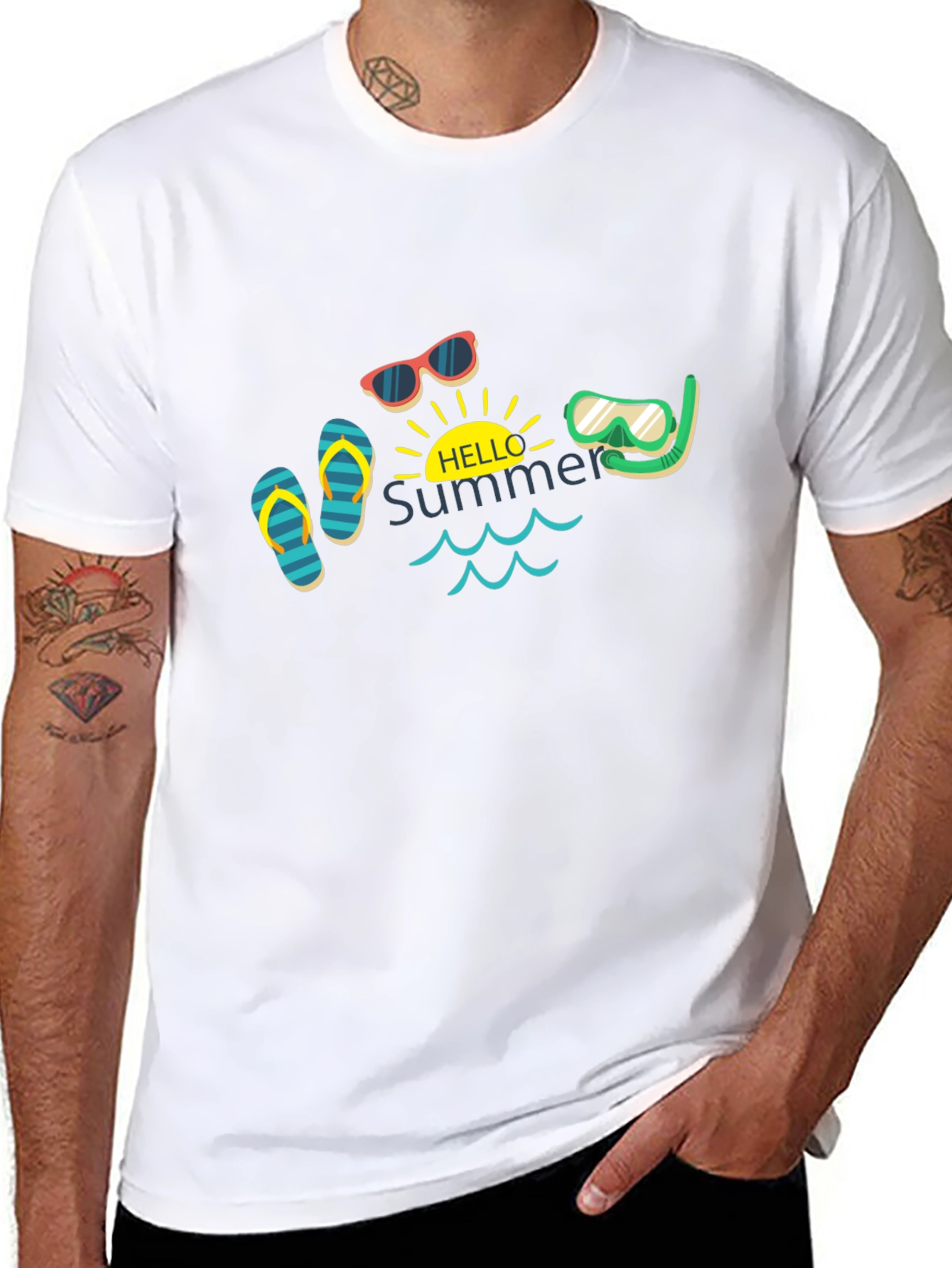 Hello Summer Graphic T-Shirt
