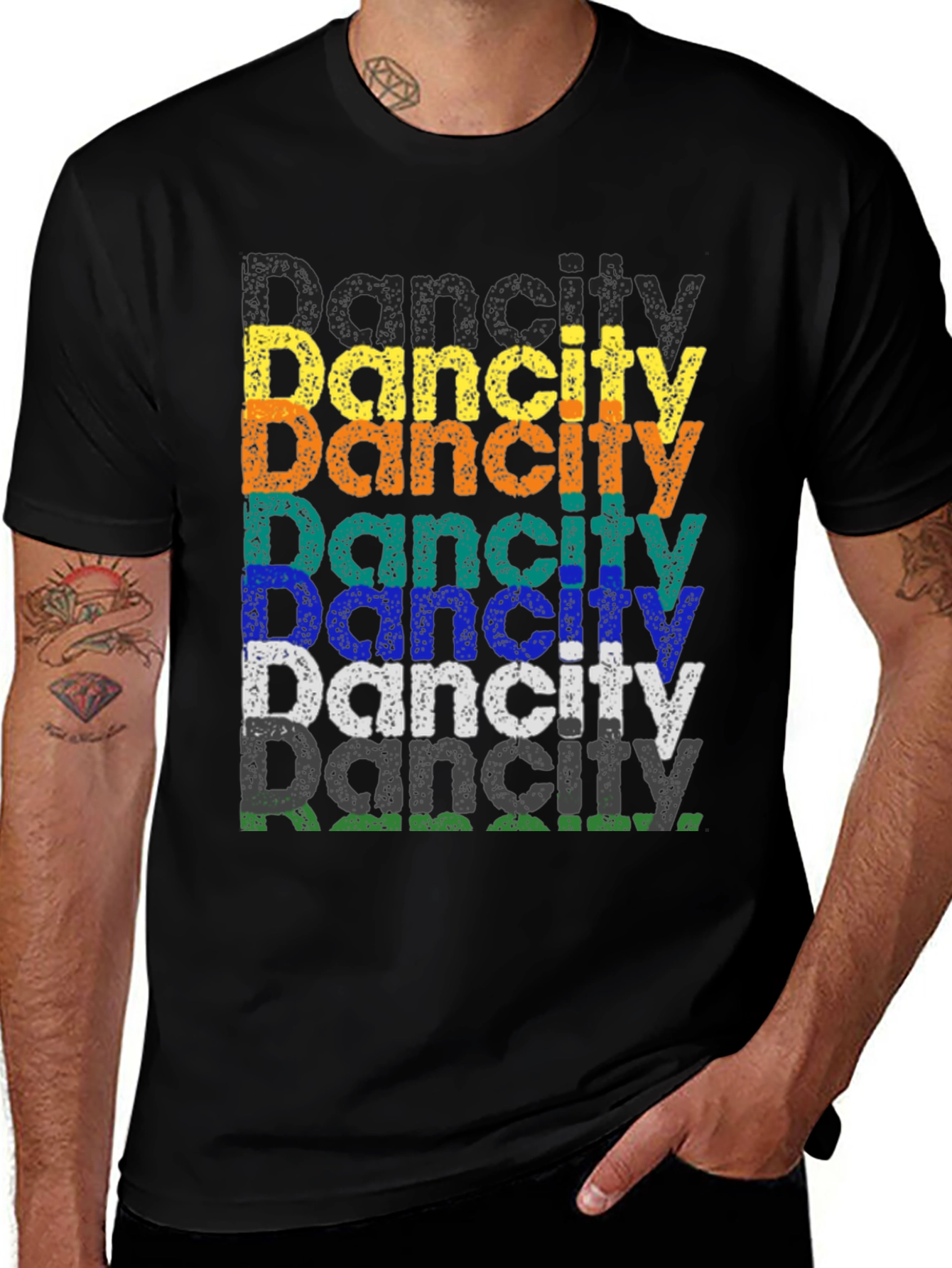 Dancity Retro Style Graphic Tee
