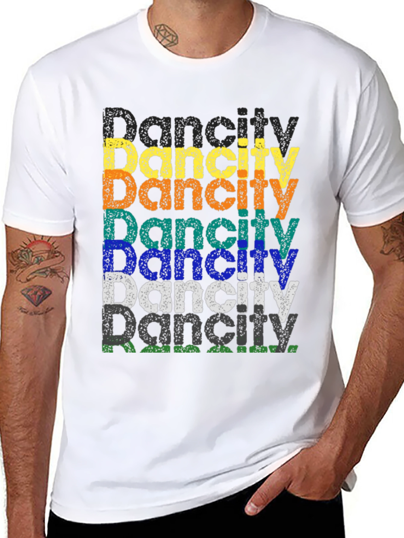Dancity Retro Style Graphic Tee