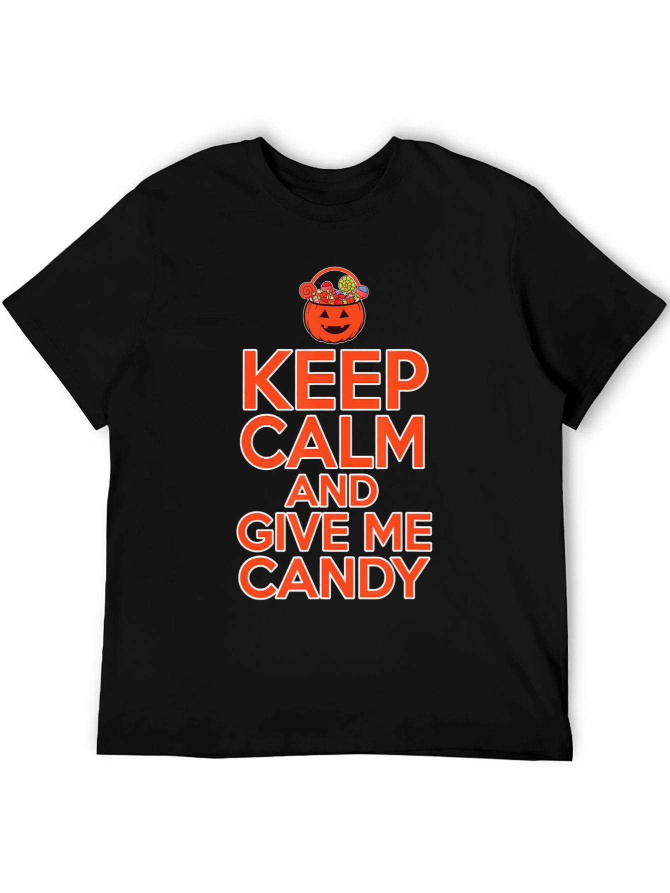 Keep Calm & Give Me Candy Halloween T-Shirt