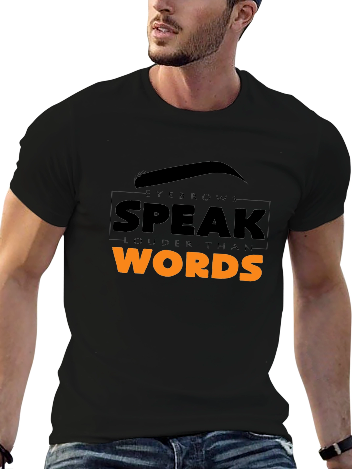 Eyebrows Speak Louder Graphic Tee - Unisex