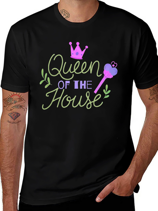 Queen of the House Graphic T-Shirt - Novelty Tee