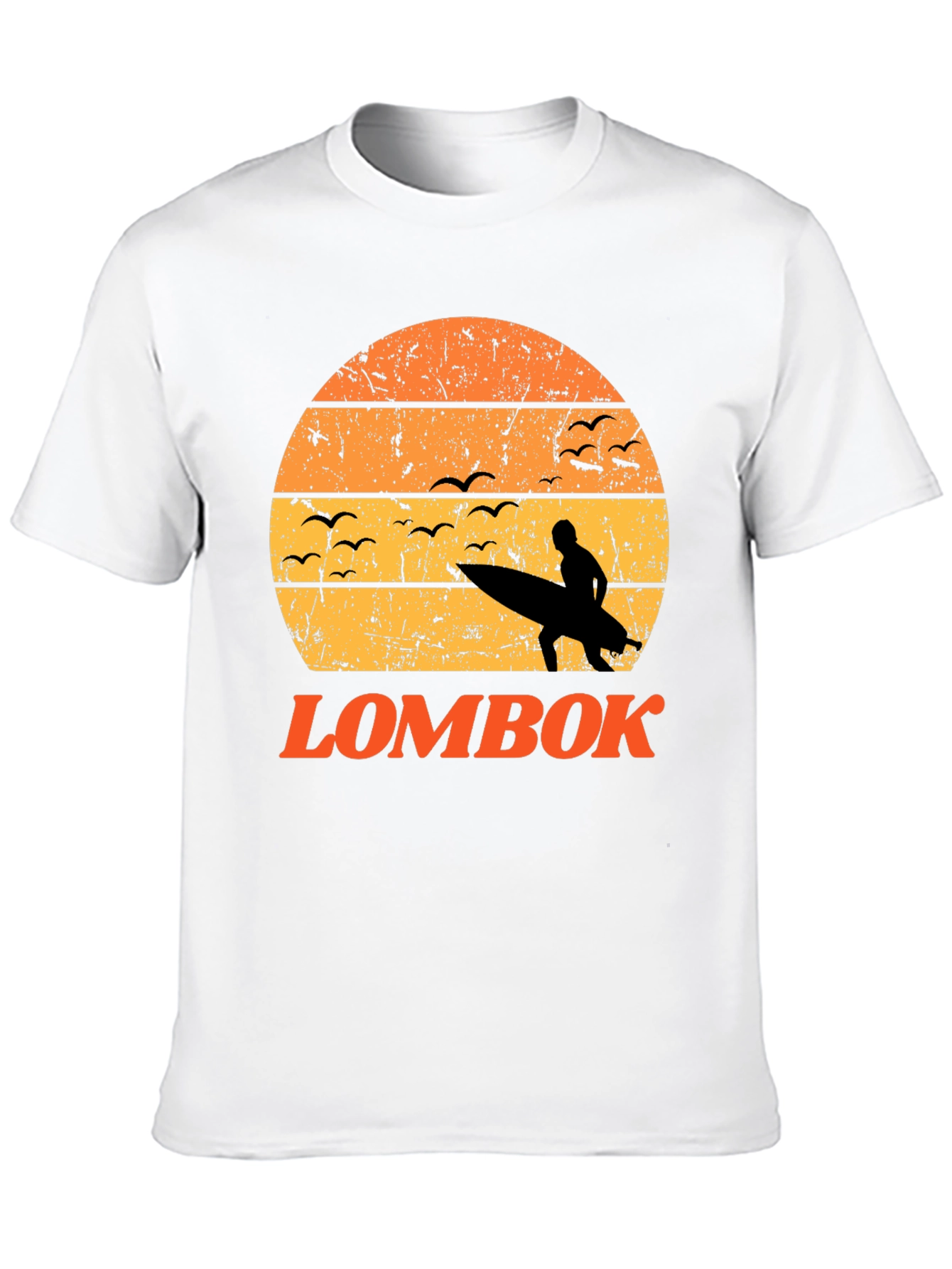 Lombok Sunset T-Shirt Surfer Graphic Tee