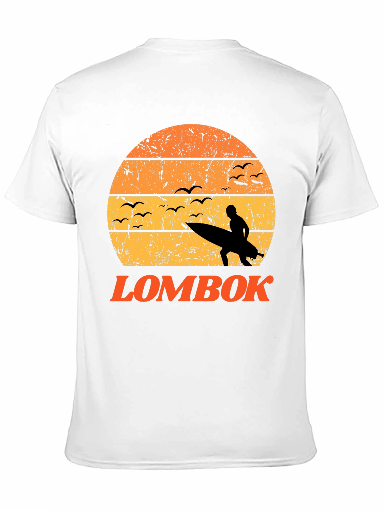 Lombok Sunset T-Shirt Surfer Graphic Tee