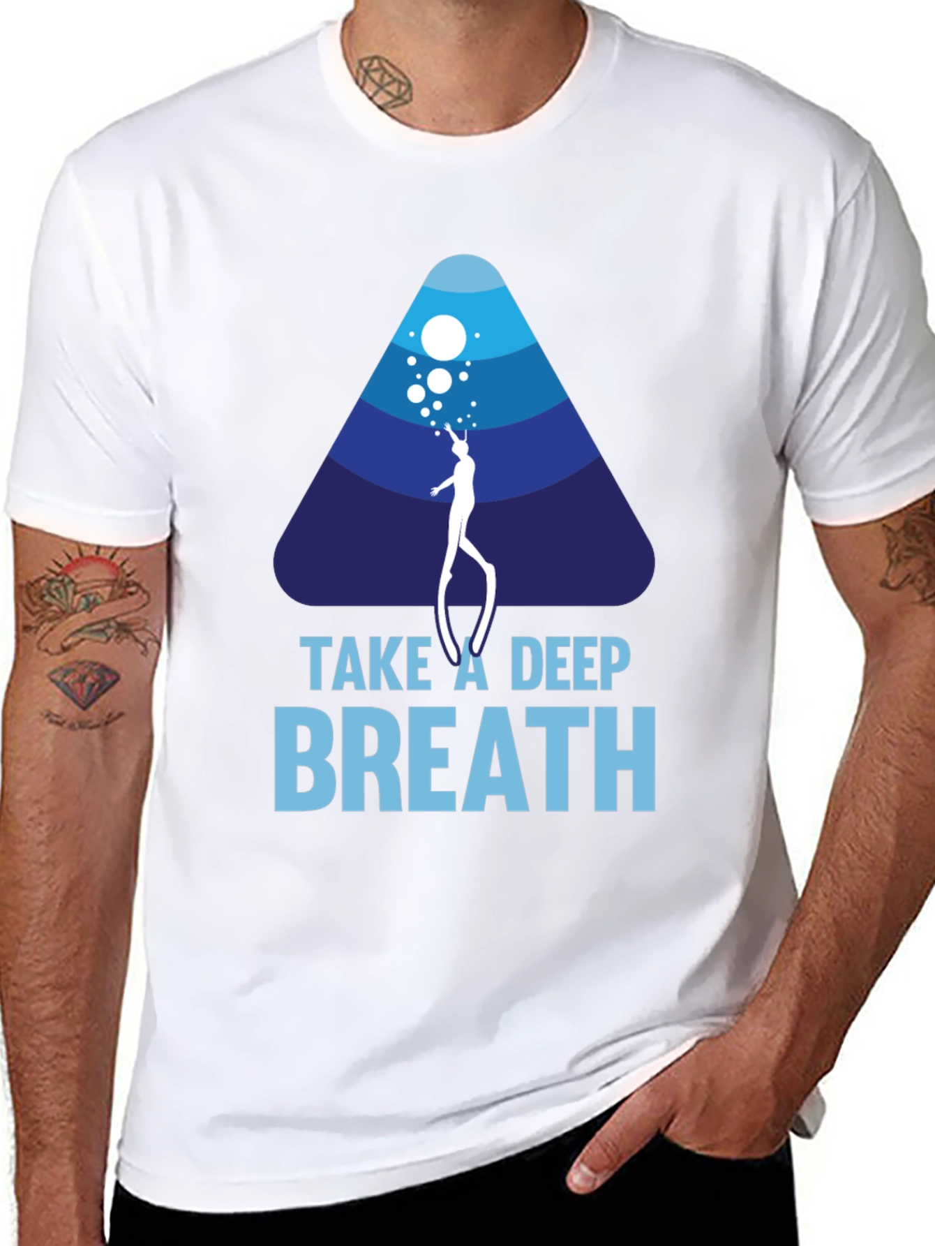 Take A Deep Breath Scuba Diving T-Shirt