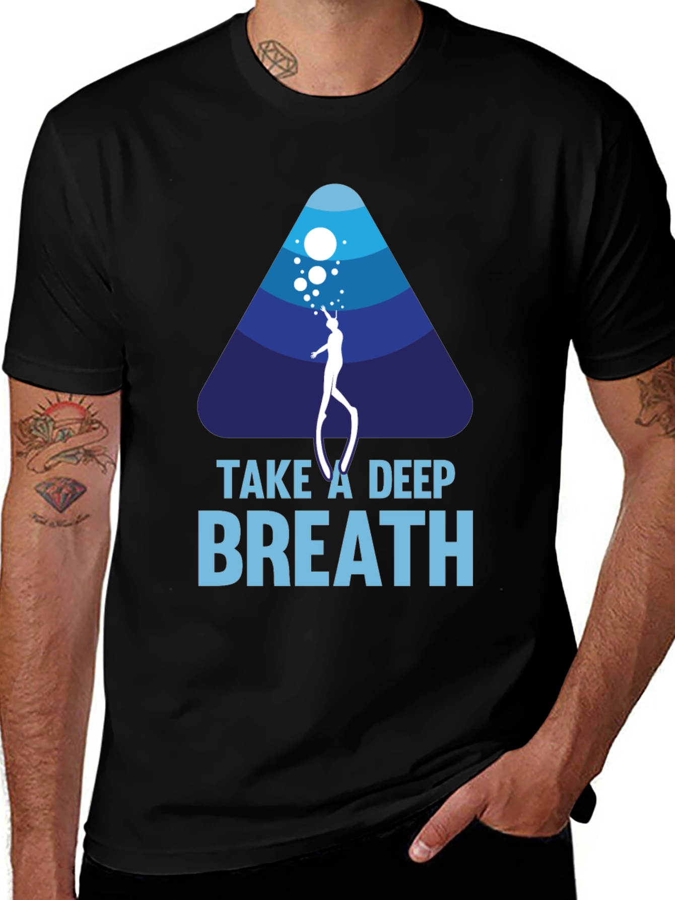 Take A Deep Breath Scuba Diving T-Shirt