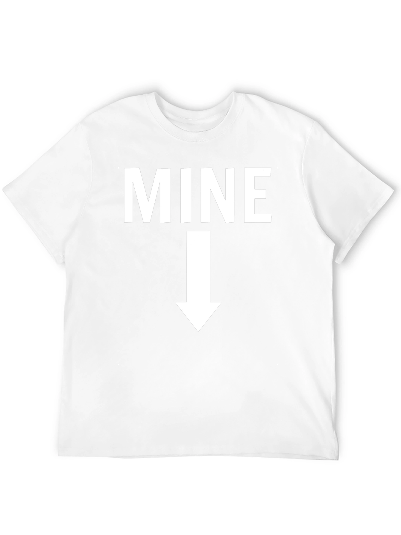 MINE Graphic T-Shirt - Black Cotton Tee