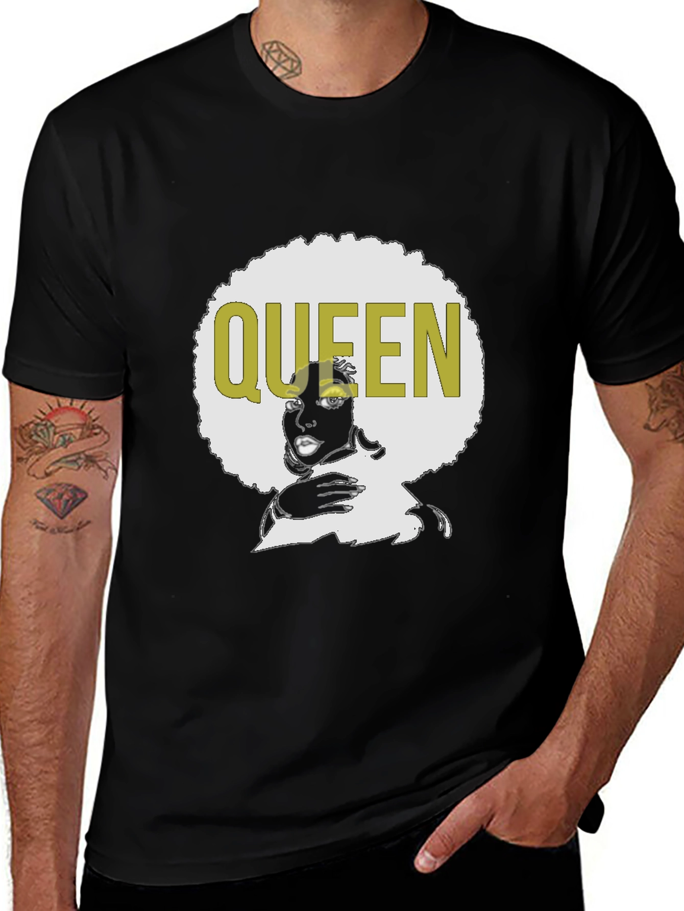 Queen Graphic Black T-Shirt