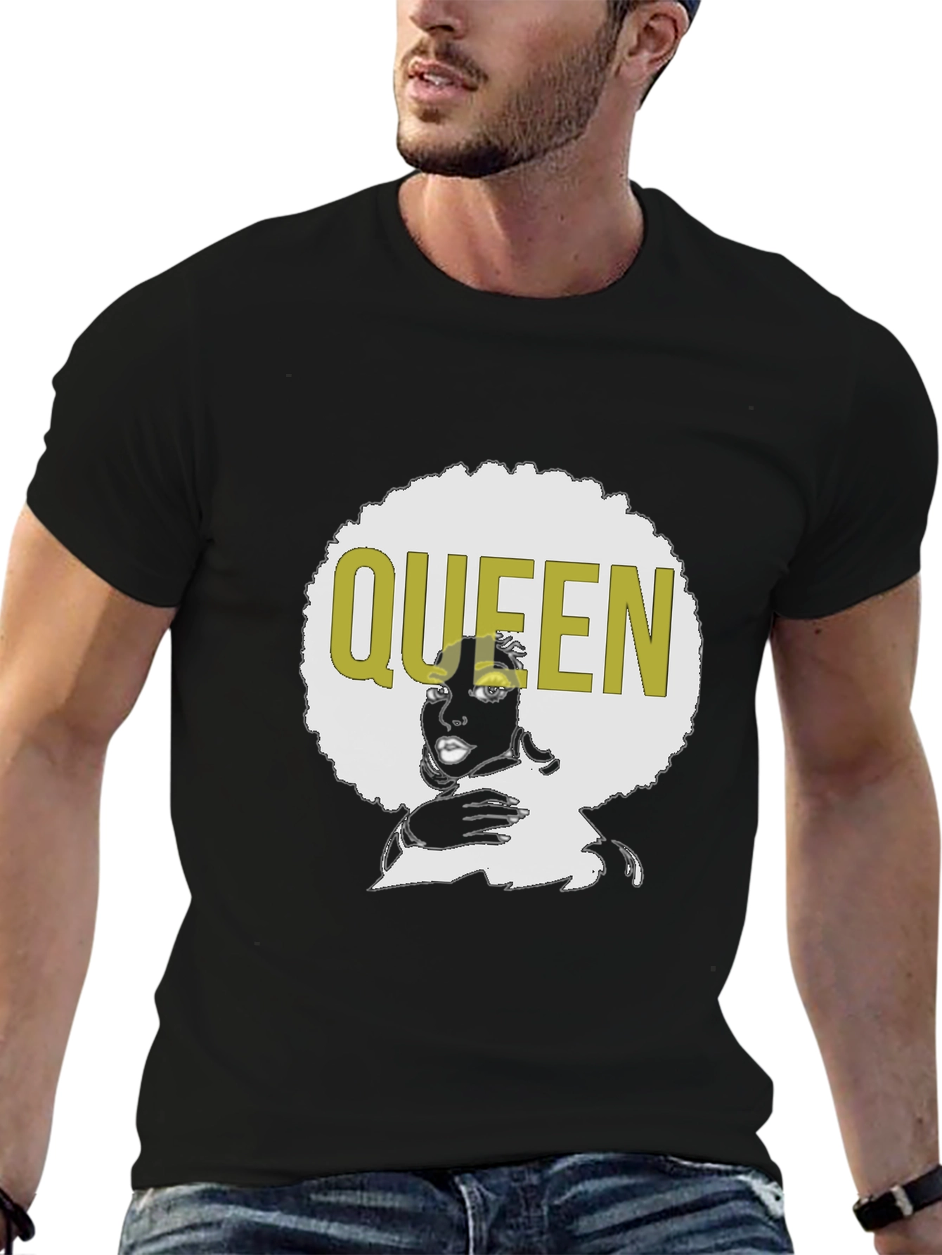 Queen Graphic Black T-Shirt