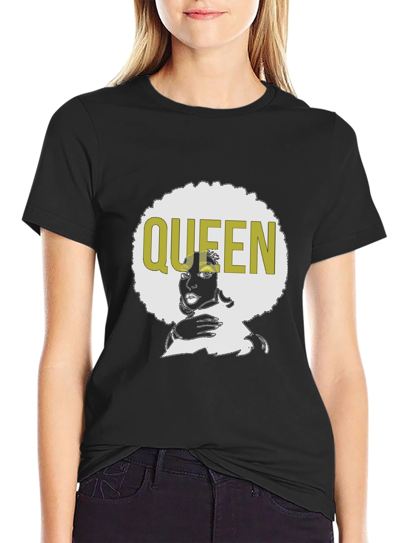 Queen Graphic Black T-Shirt