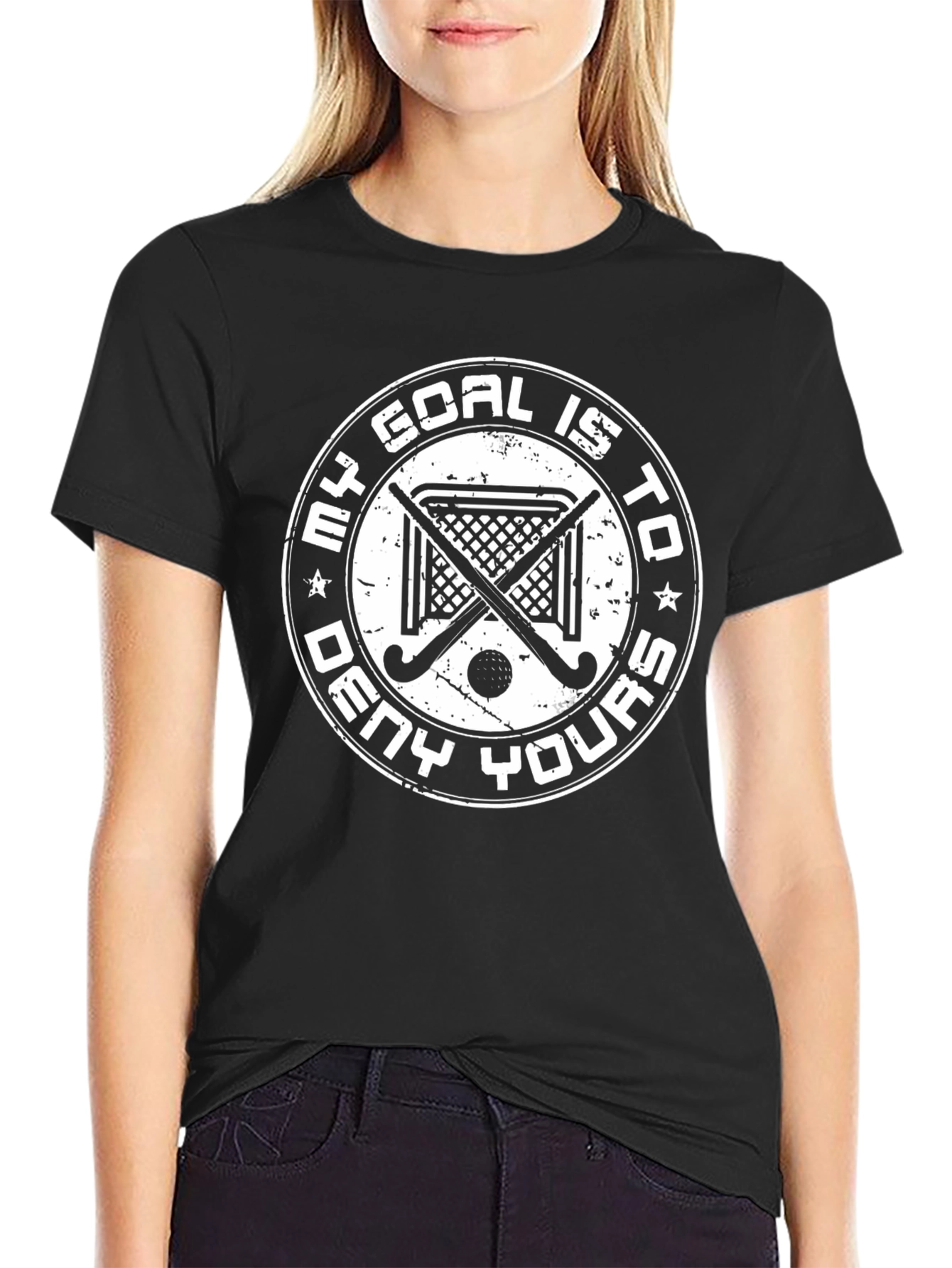 Hockey Goal T-Shirt - Deny Yours
