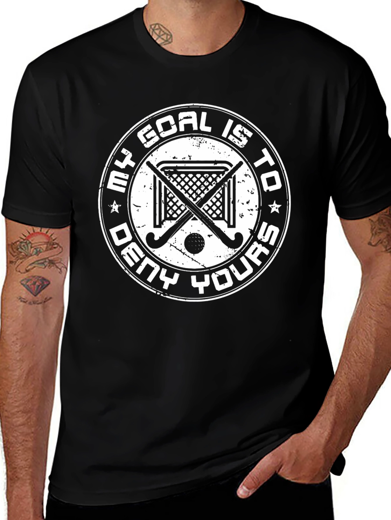 Hockey Goal T-Shirt - Deny Yours