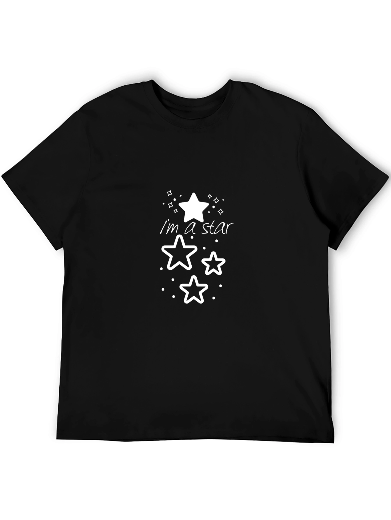 Im a Star Graphic Tee - Mens Black T-Shirt