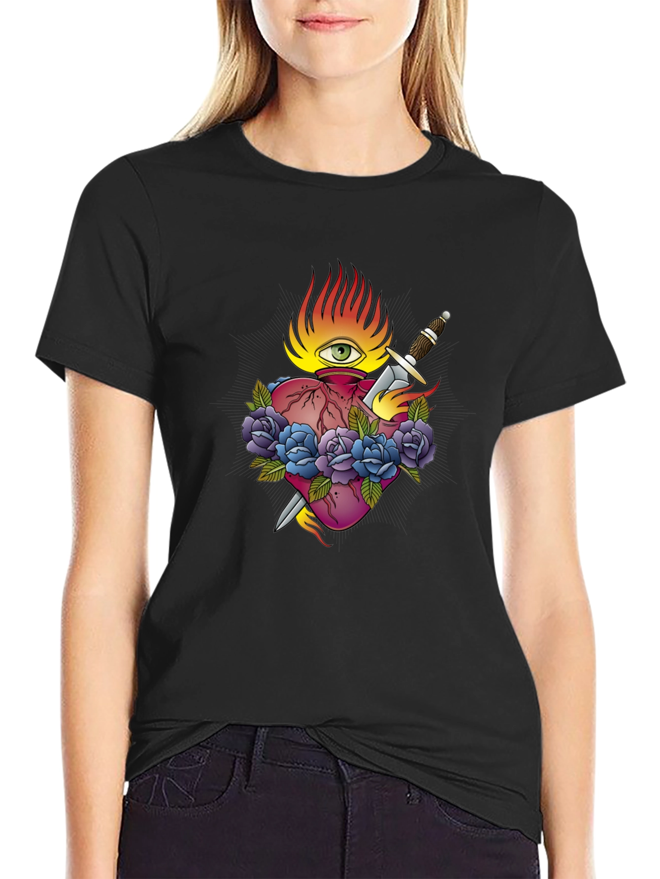 Heart & Dagger Graphic Tee