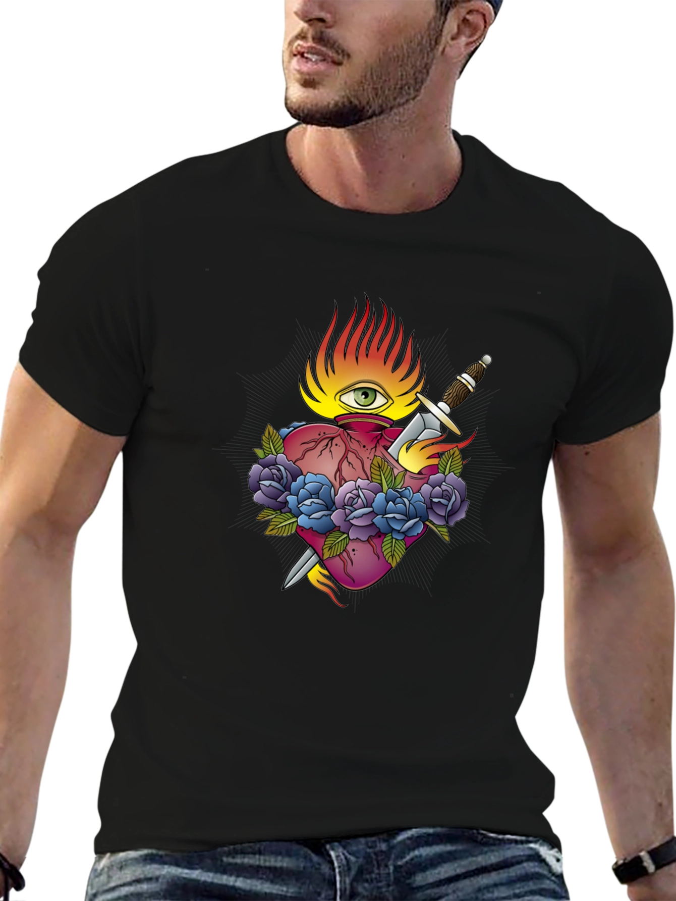 Heart & Dagger Graphic Tee