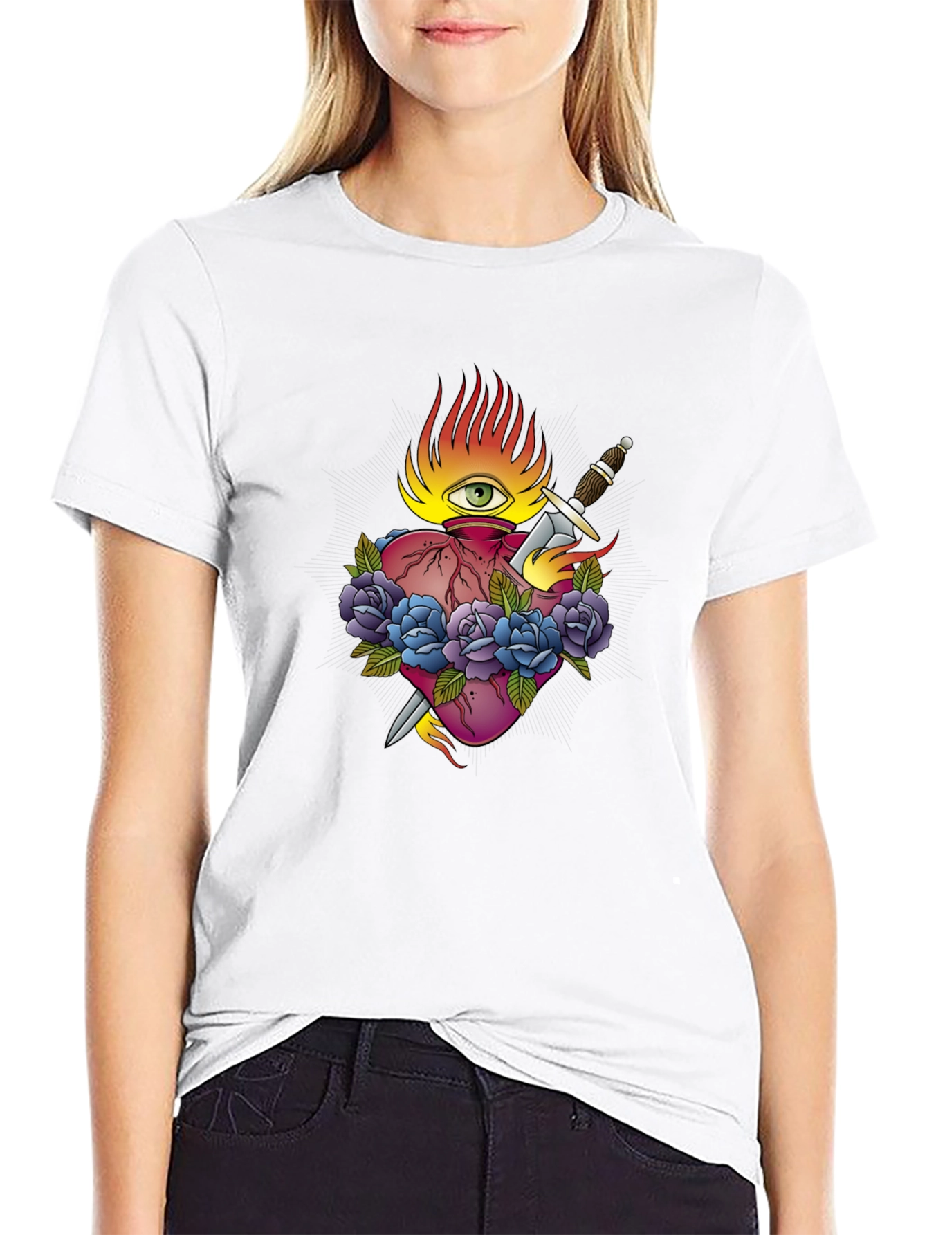 Heart & Dagger Graphic Tee