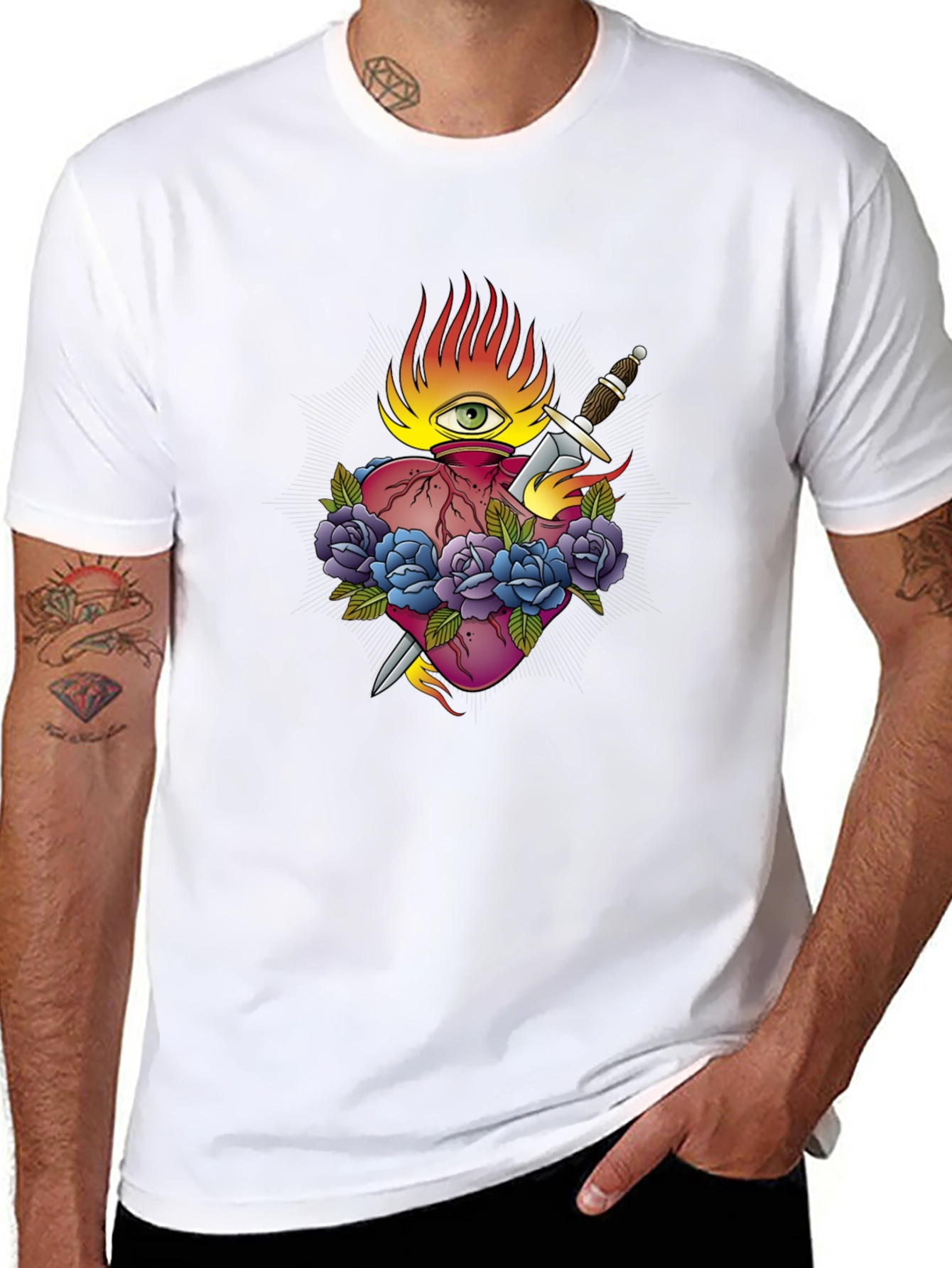 Heart & Dagger Graphic Tee