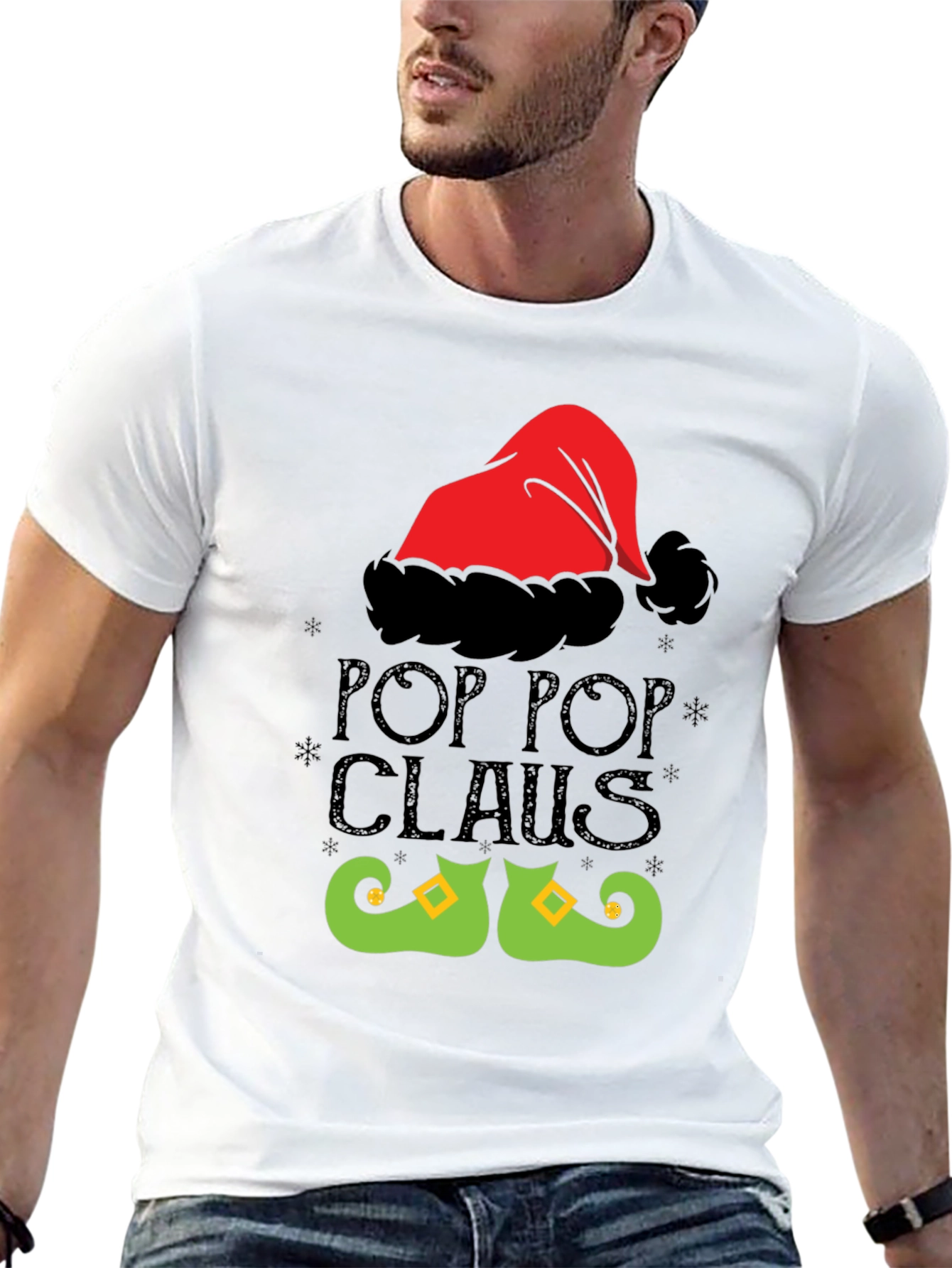 Pop Pop Claus Christmas T-Shirt