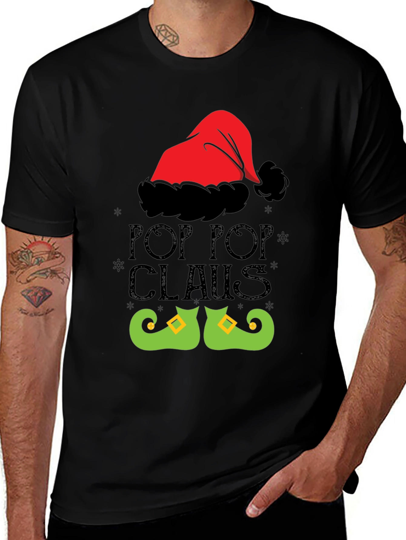 Pop Pop Claus Christmas T-Shirt