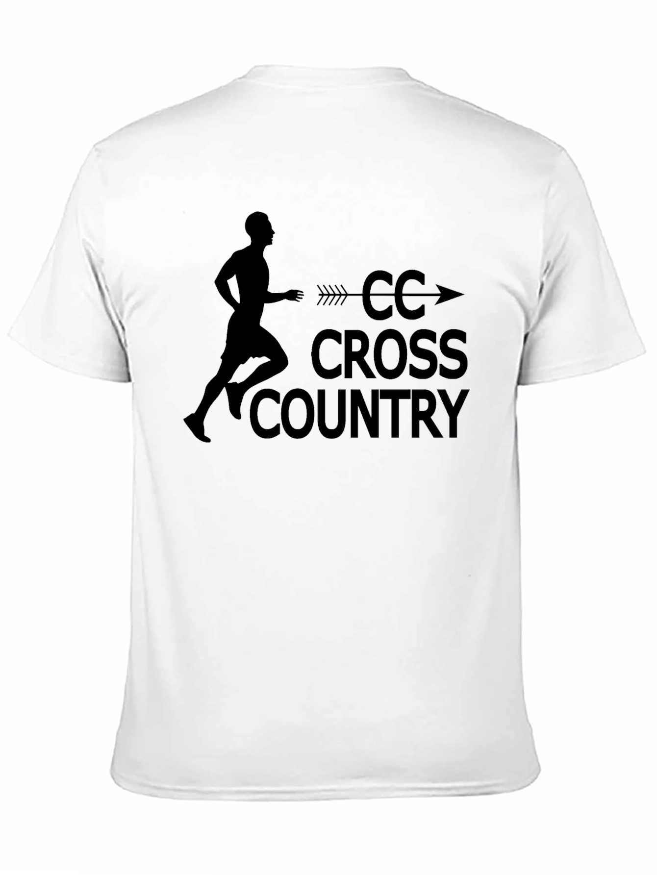 CC Cross Country Runner Black T-Shirt