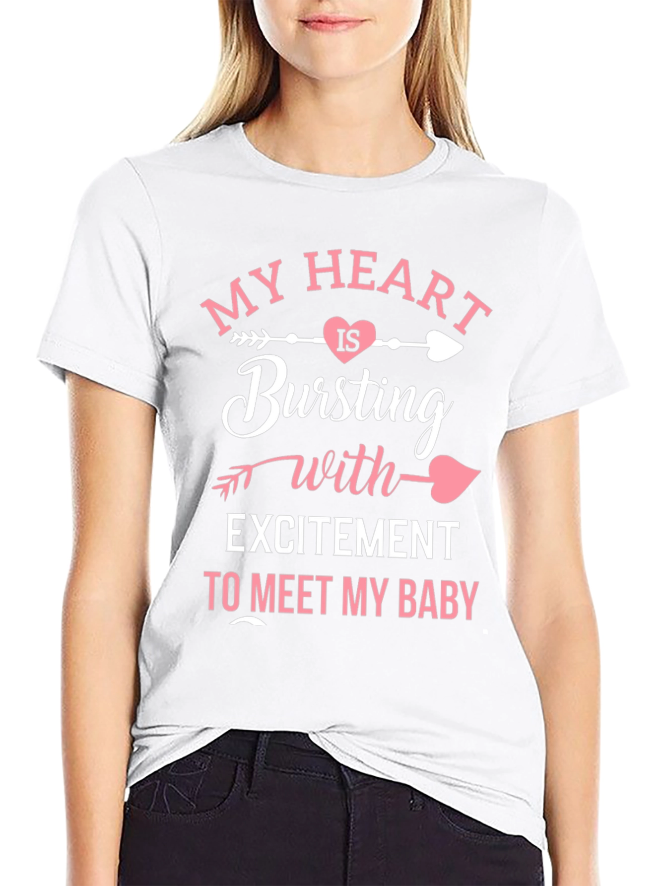 My Heart Is Bursting To Meet My Baby T-Shirt