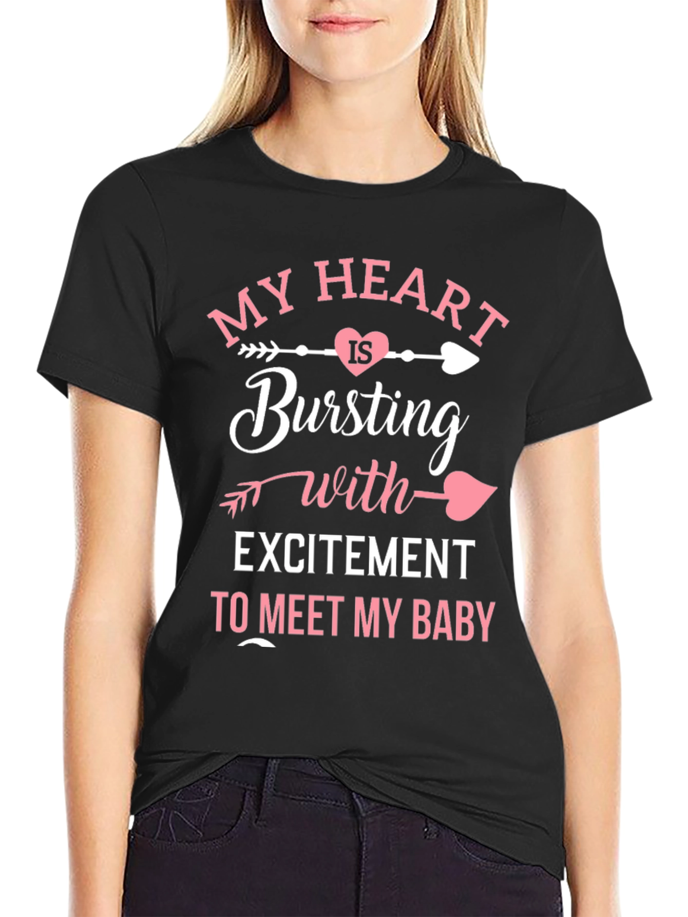 My Heart Is Bursting To Meet My Baby T-Shirt