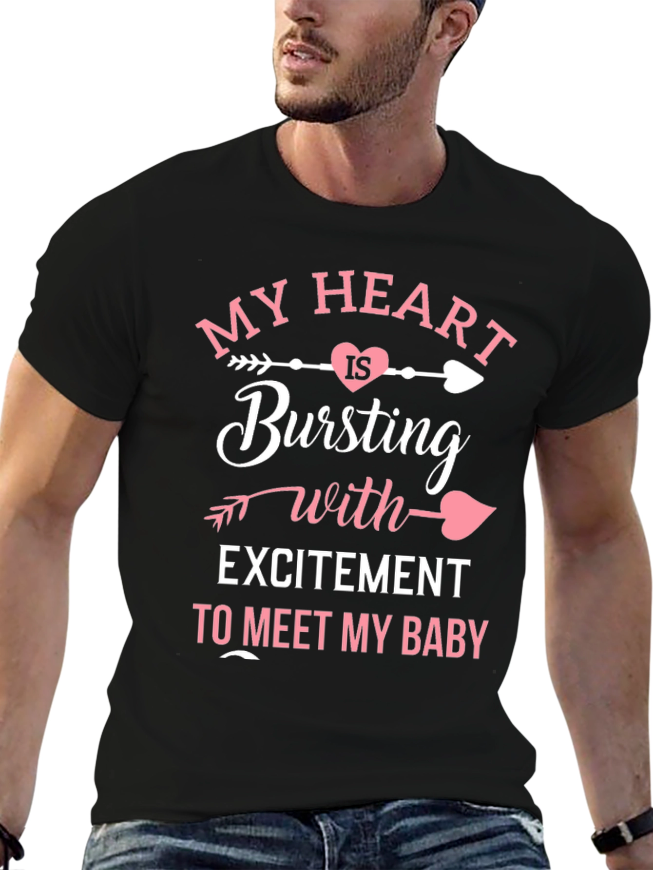 My Heart Is Bursting To Meet My Baby T-Shirt