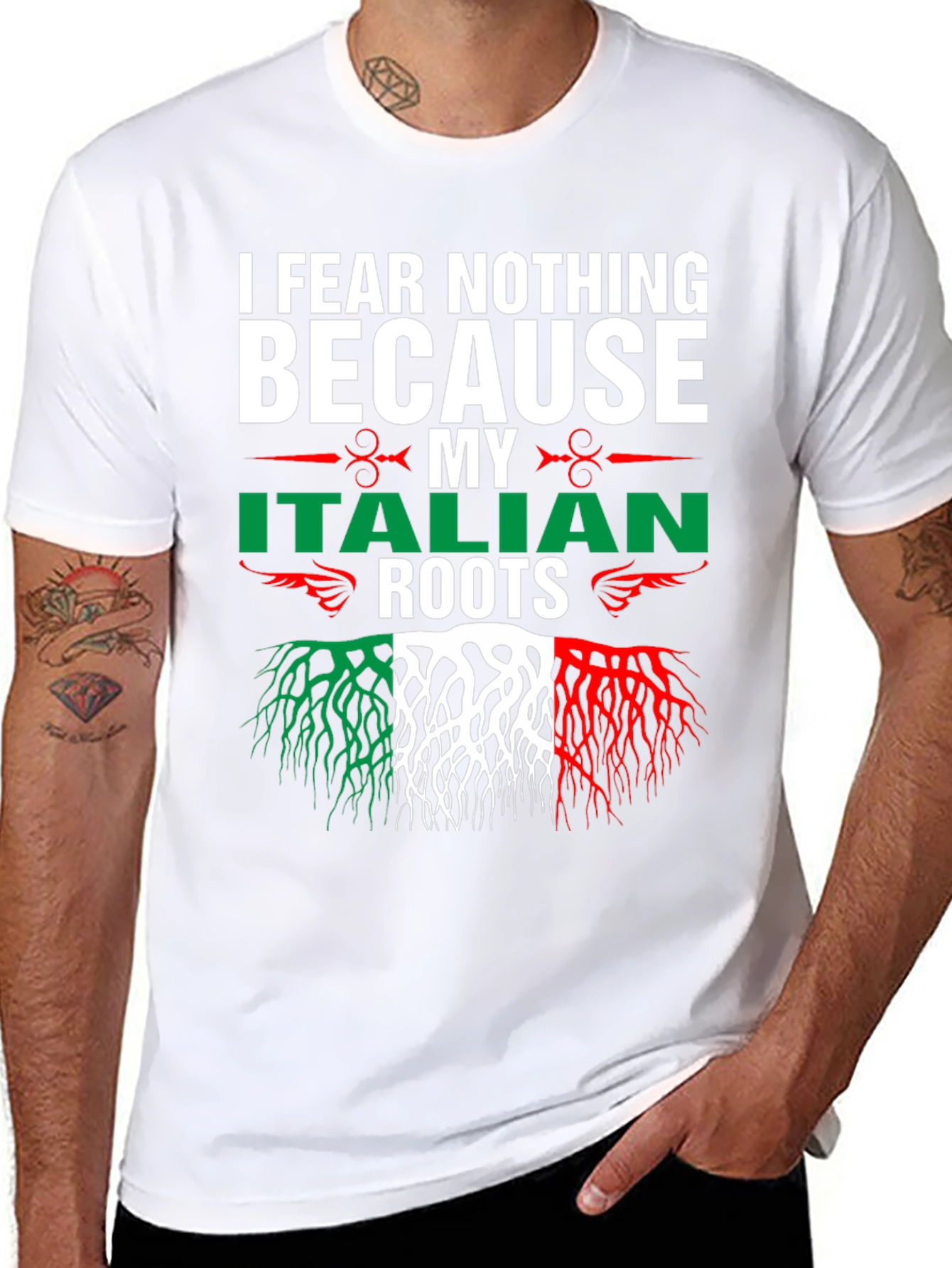 I Fear Nothing Italian Roots T-Shirt